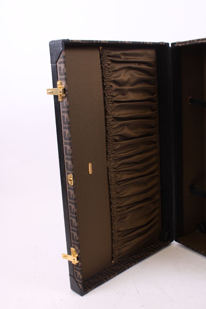 Fendi trunk brown monogram S