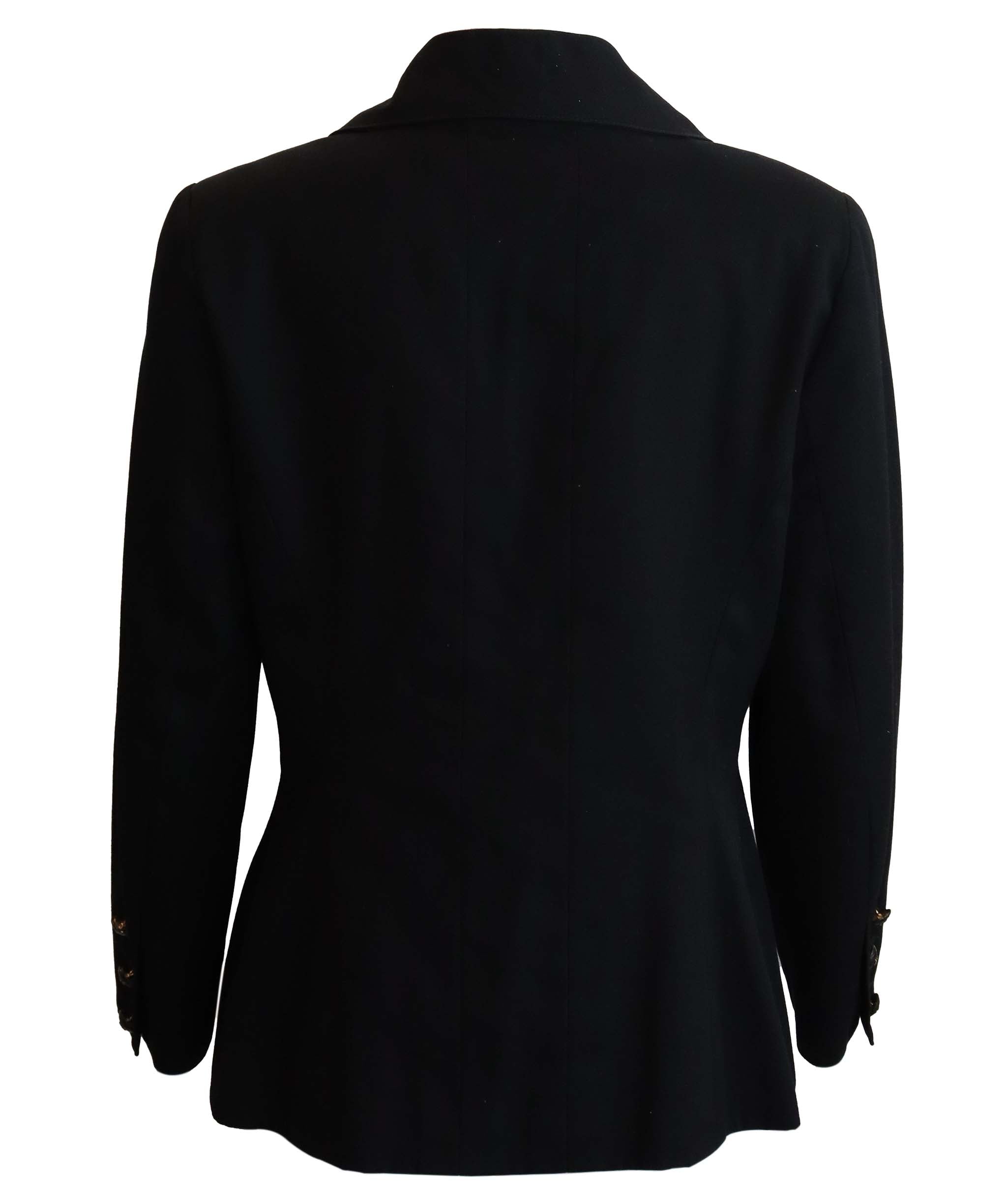 Chanel Black Jacket Sz 42 DXBK0077