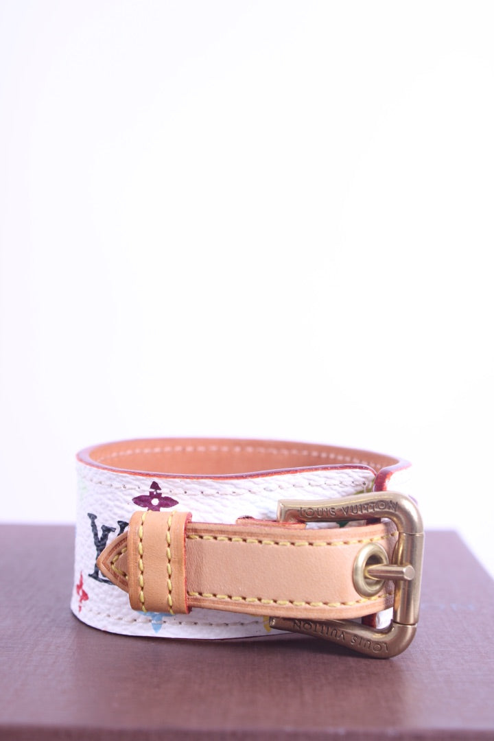 Louis Vuitton X Takashi Murakami Monogram Bracelet White/ Multi Colured