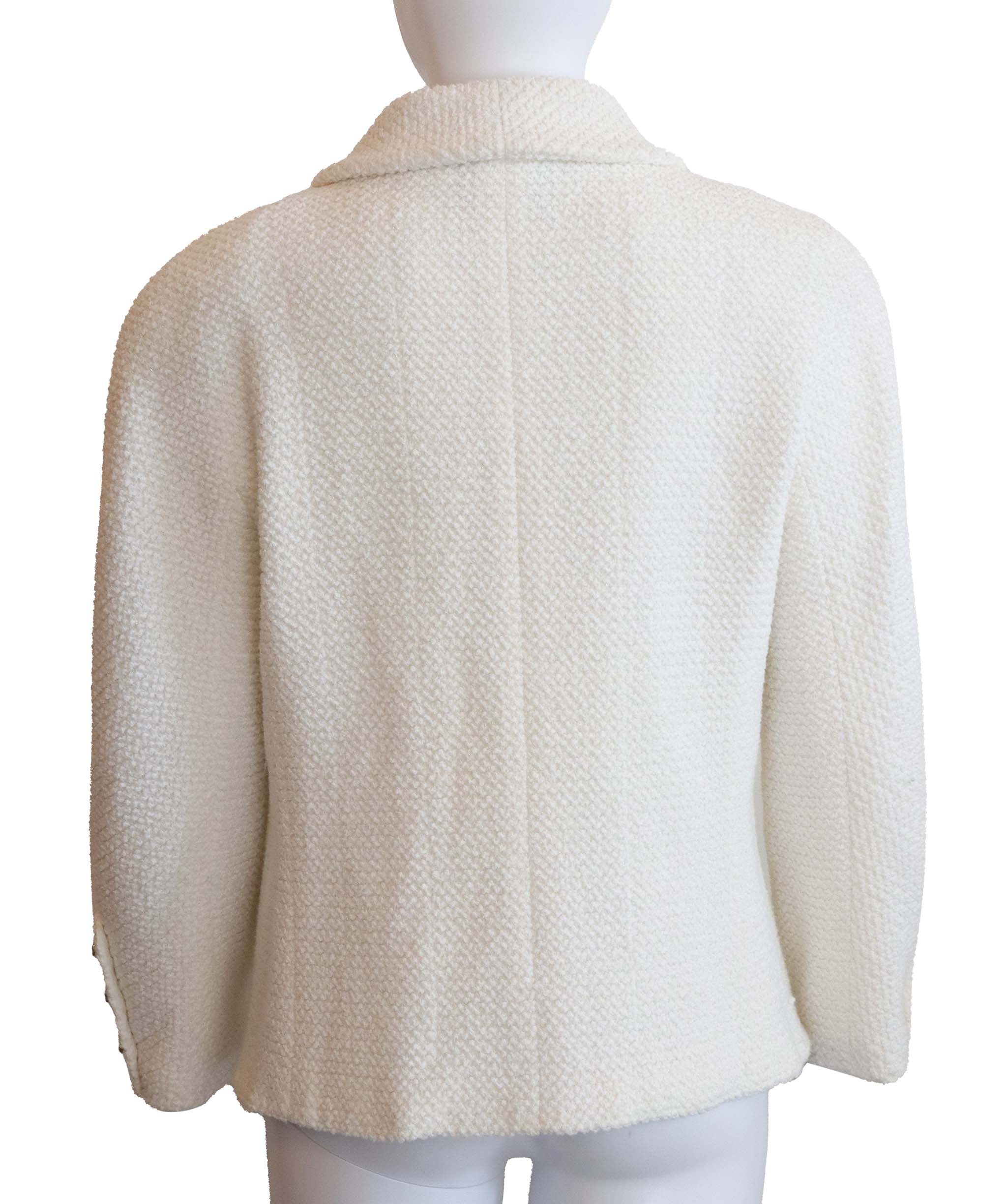 Chanel Tweed Chain Embellished CC Logo Button Jacket DXBK0205