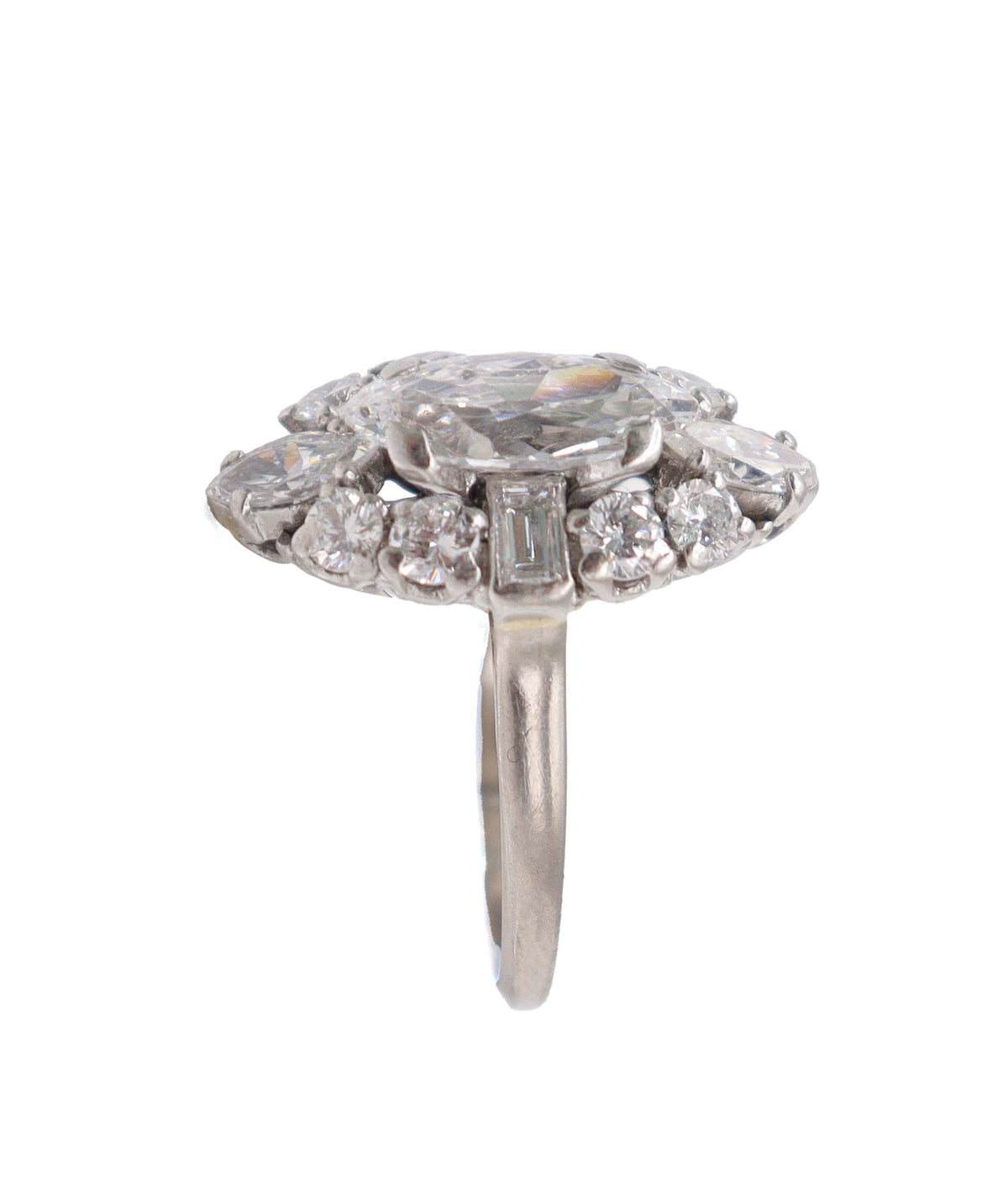 A Diamond Navette Ring WA22630