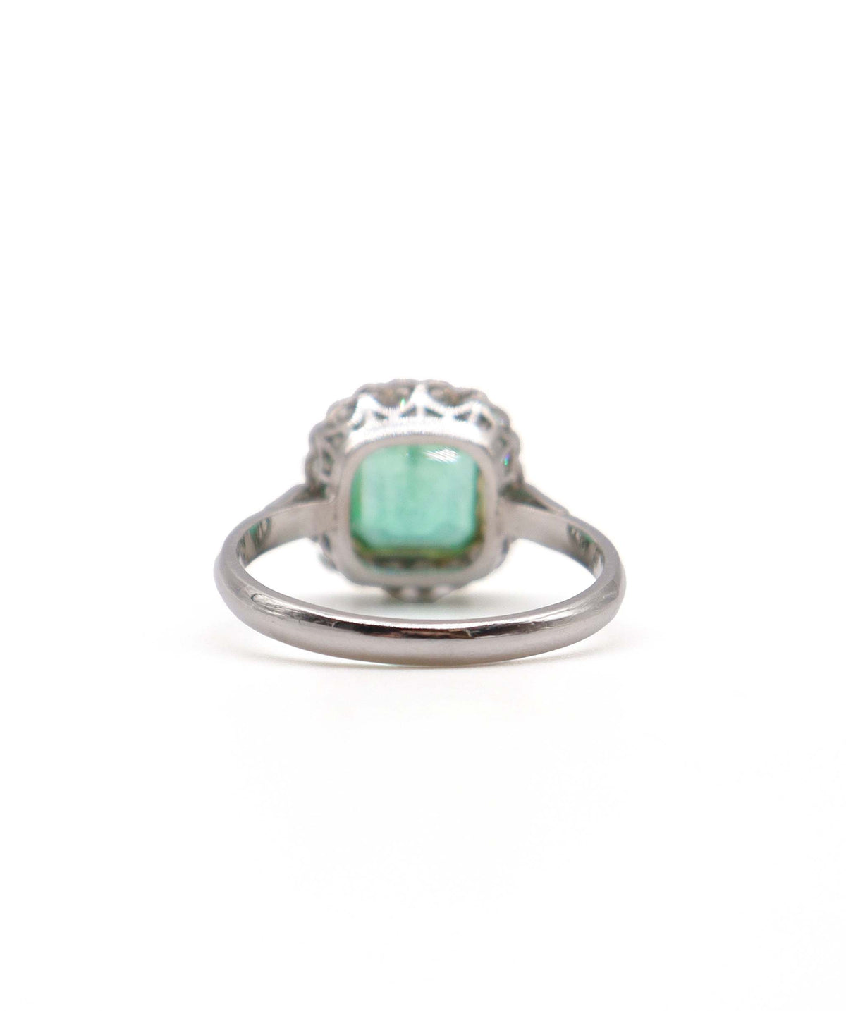 Colombian Emerald & Diamond Cluster Ring WA90471