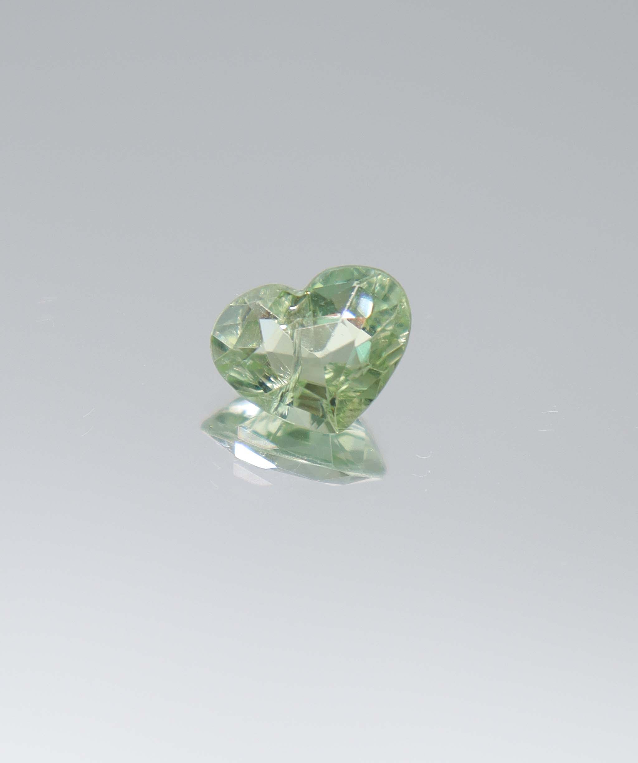 2.15ct Green Tourmaline Heart DXBCS6029