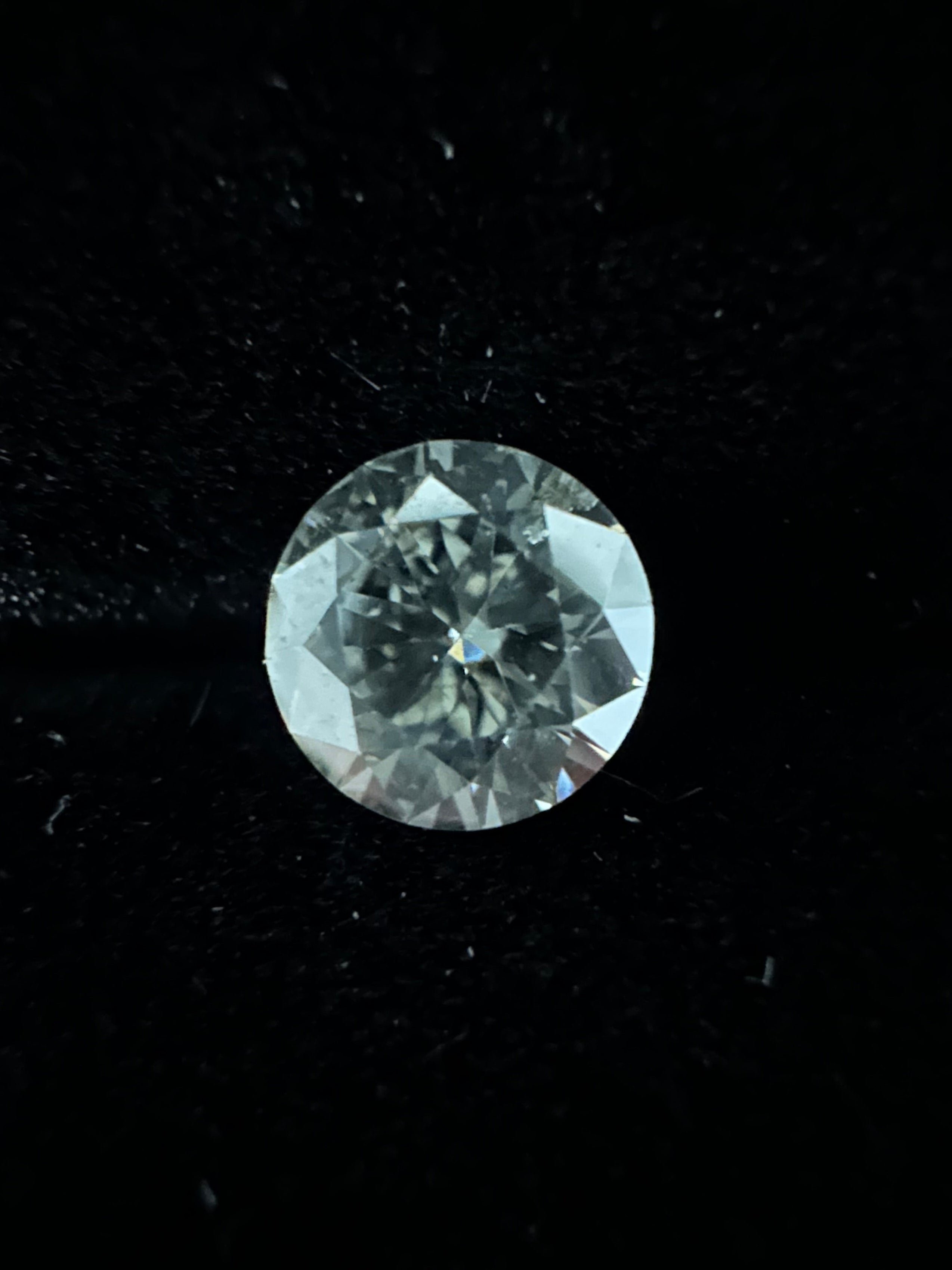 0.71ct FANCY GREY ROUND DIAMOND ANC1774