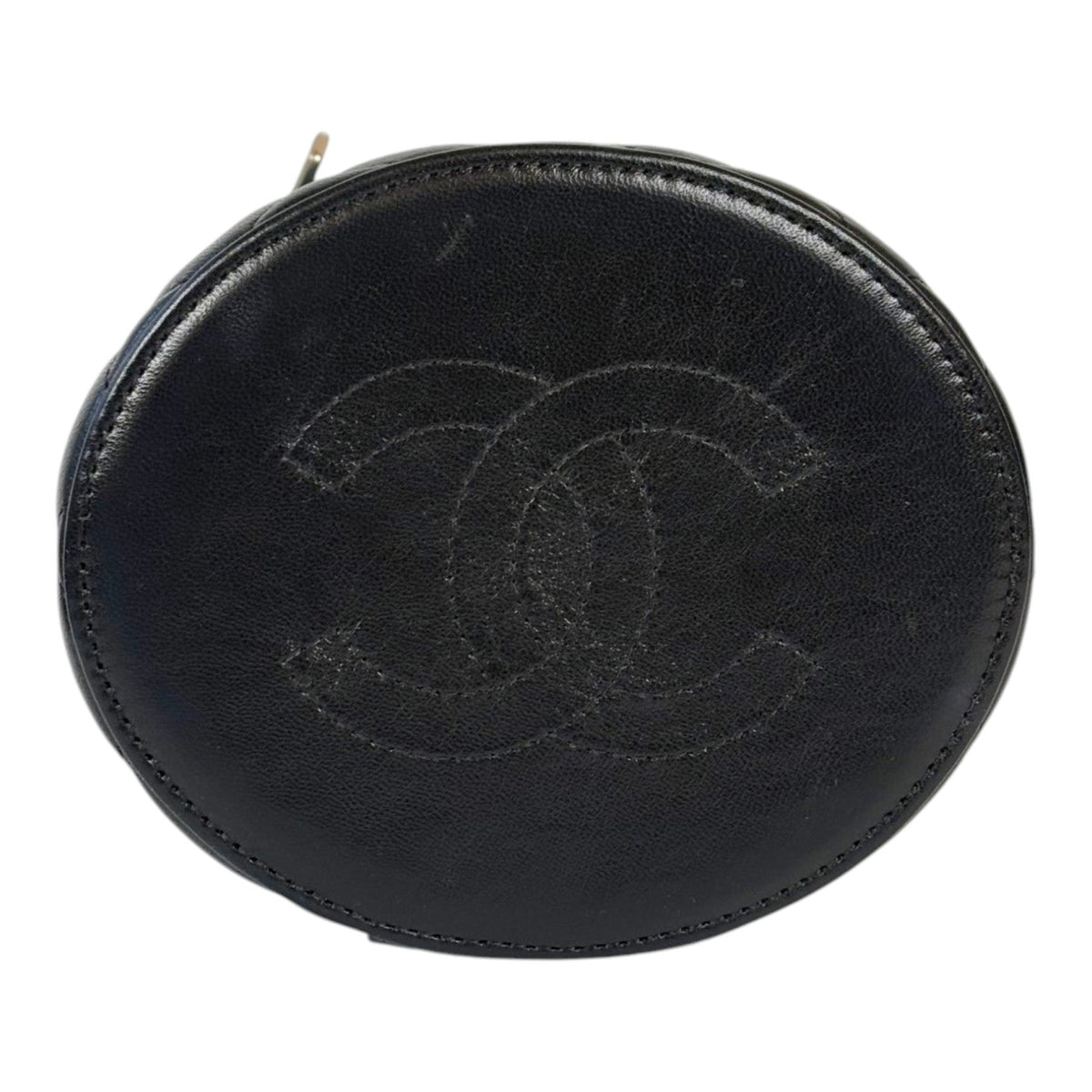 Chanel Black 22S Top Handle Mini Vanity Bag