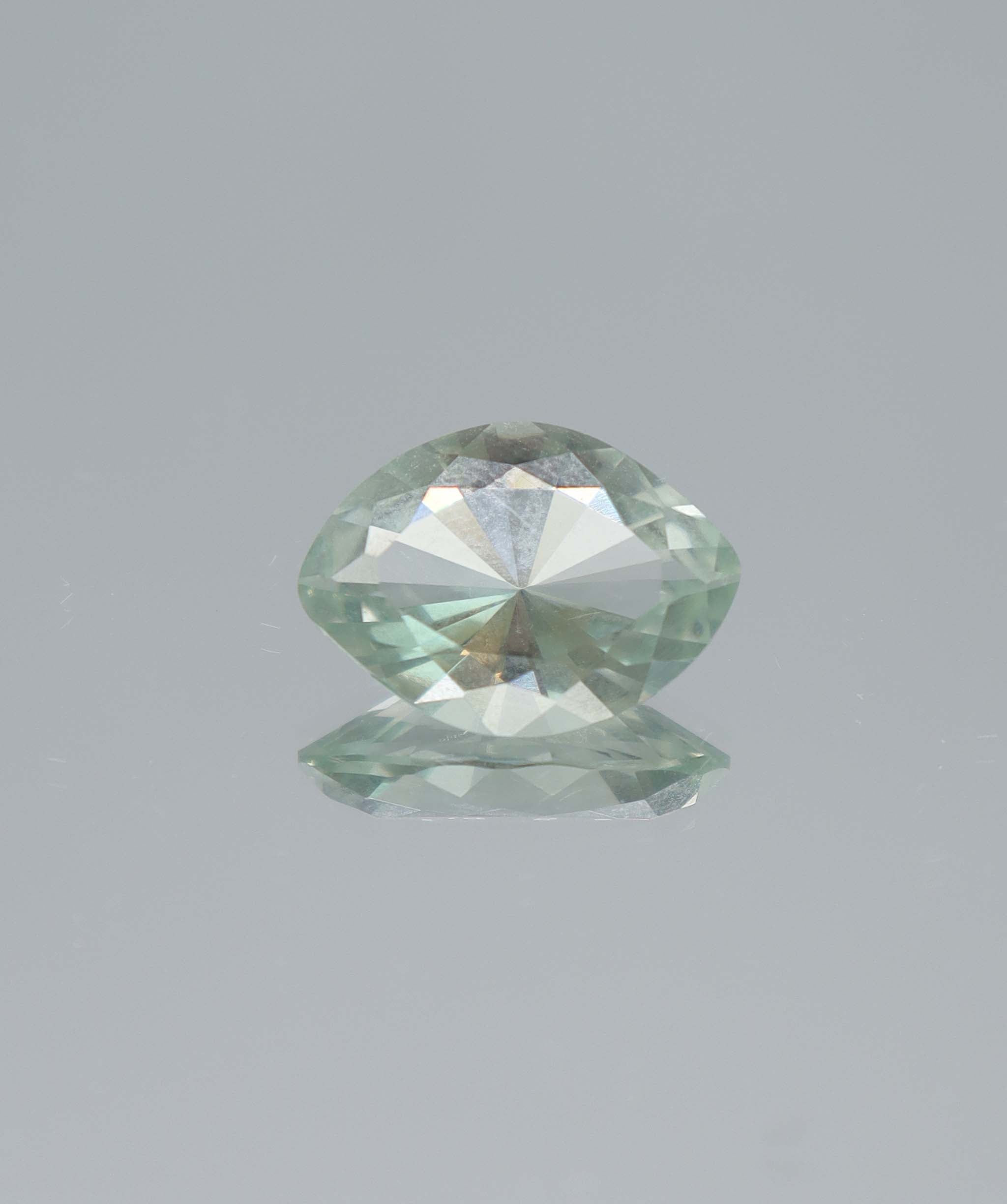 6.61ct Prasiolite Fancy Cut DXBCS5993