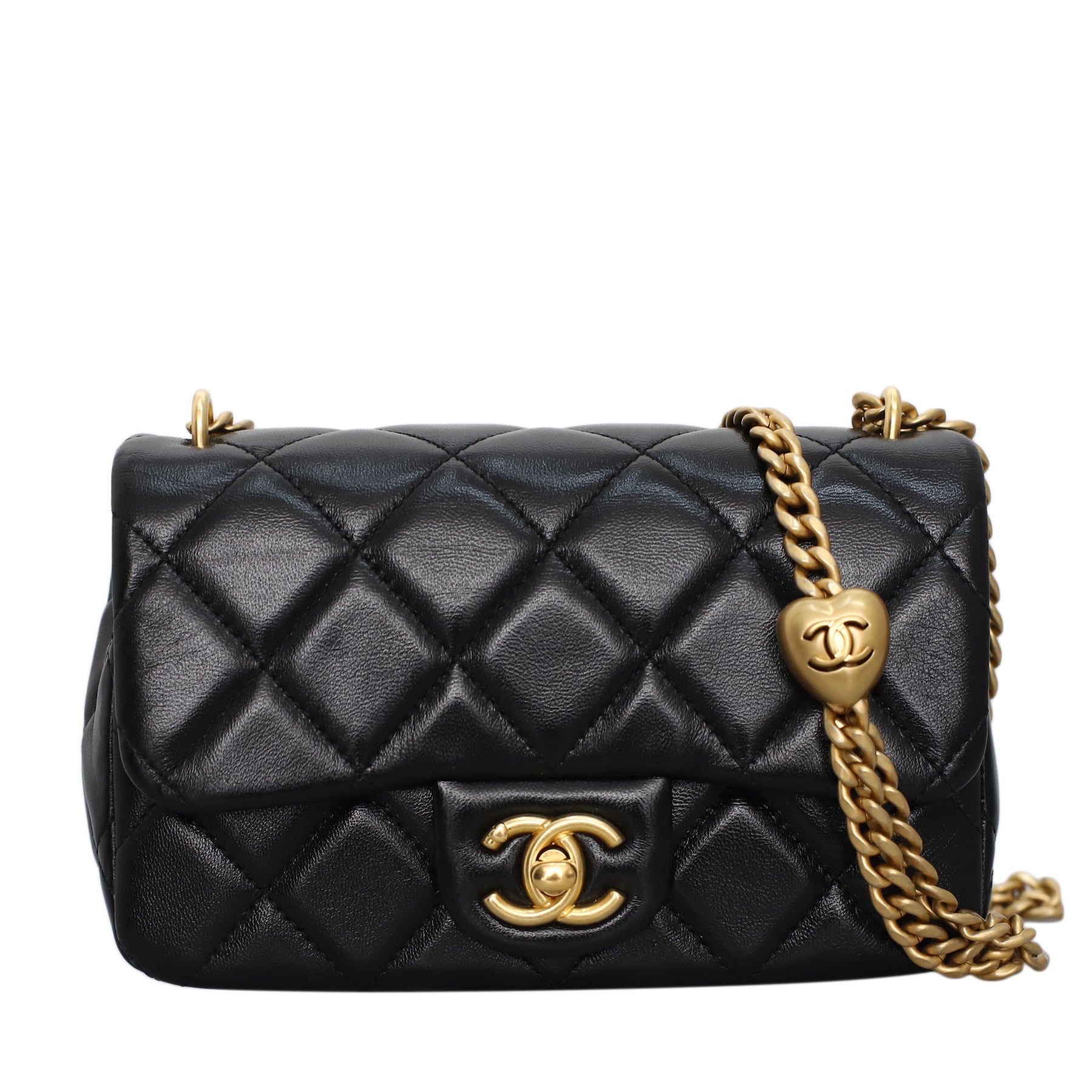 Chanel Quilted Heart Crush Mini Flap Bag CHA11654B