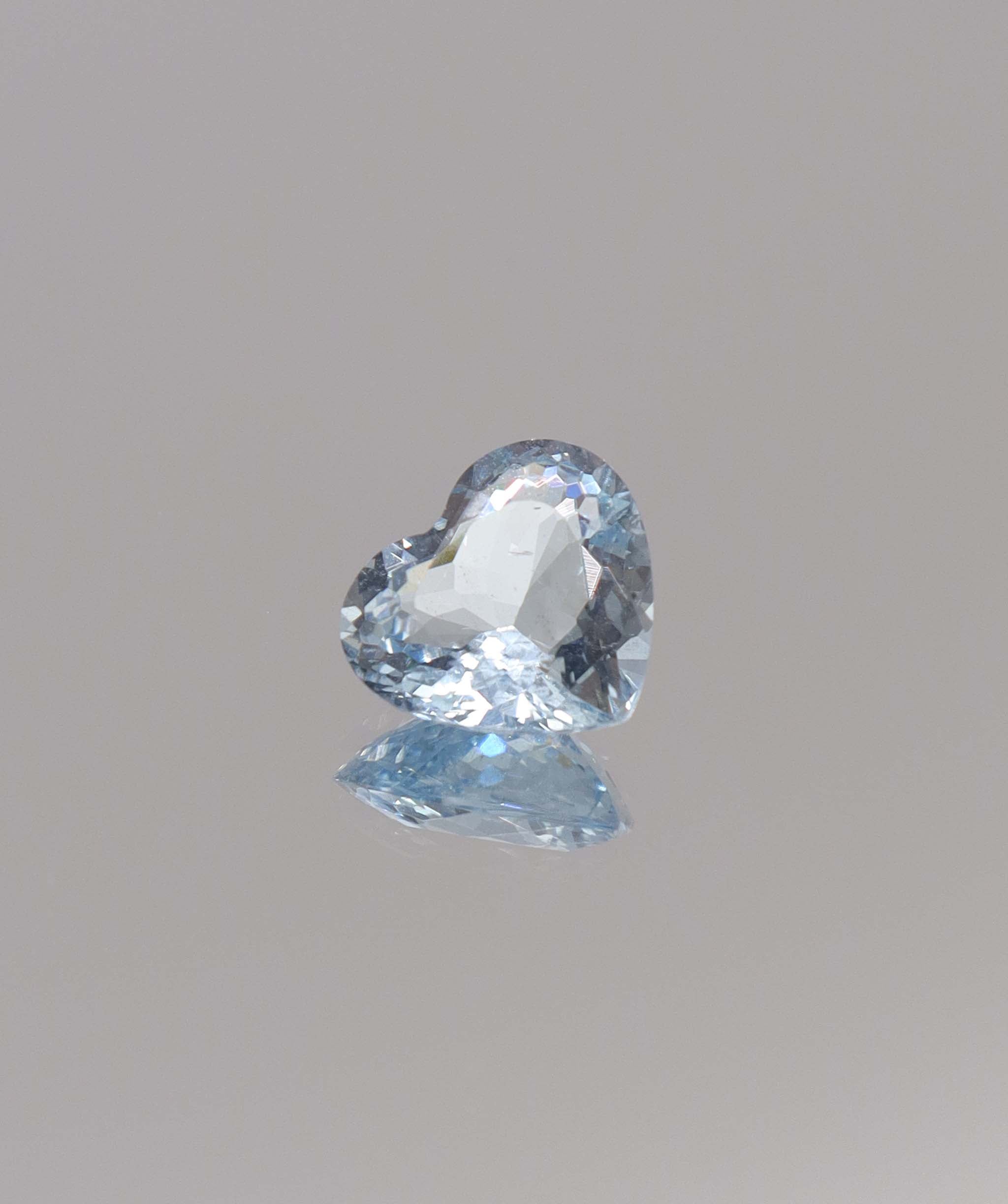 2.16ct Heart Paraiba the frozen heartDXBCD1187