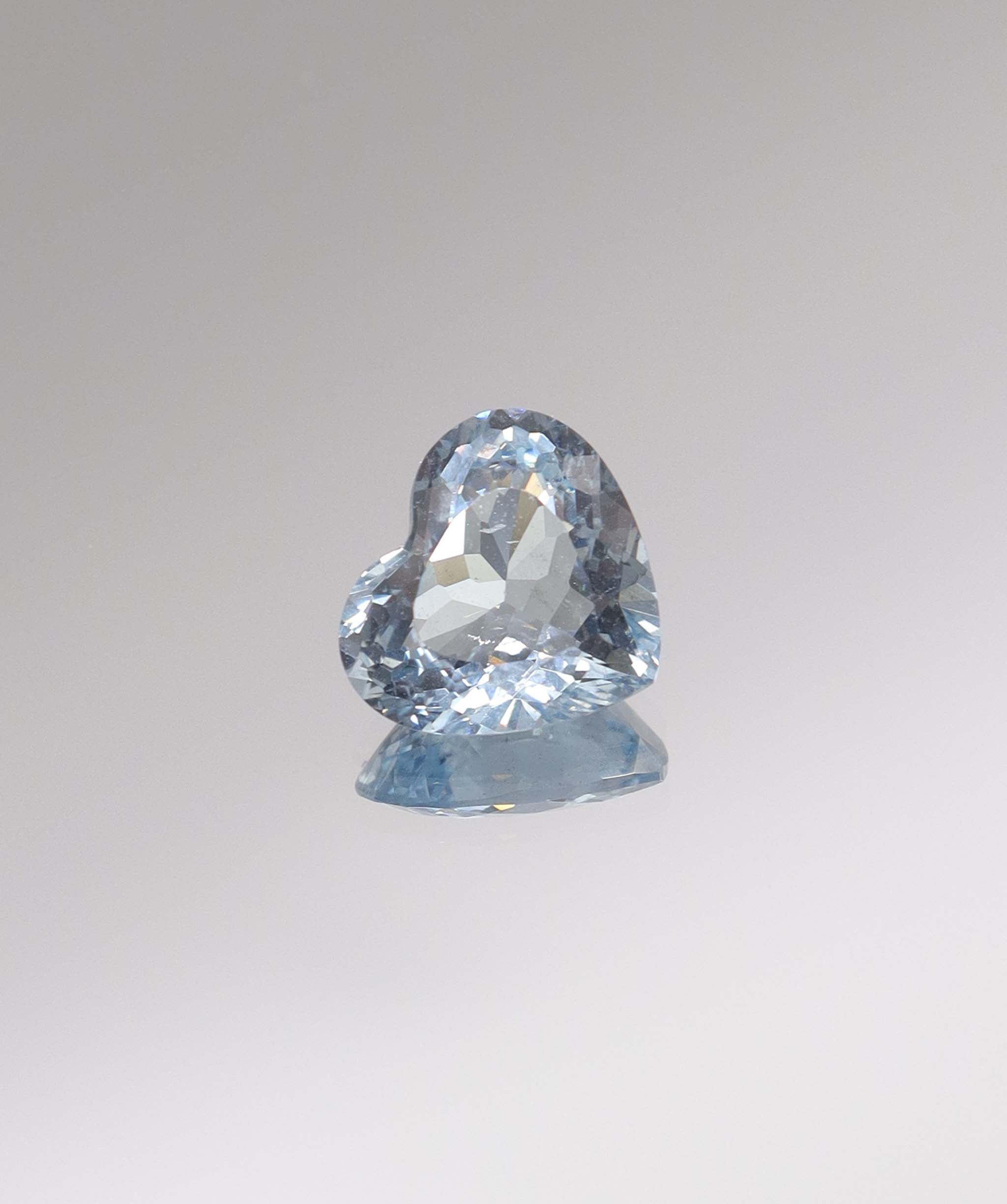 2.16ct Heart Paraiba the frozen heartDXBCD1187