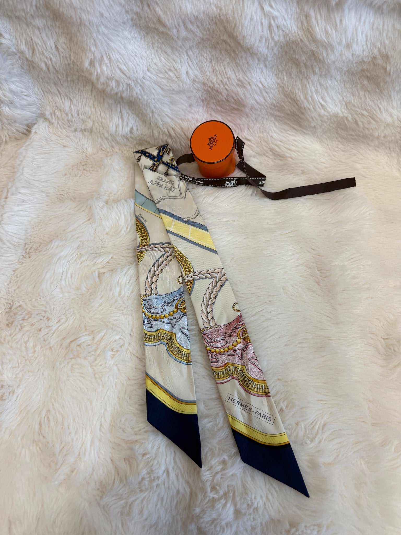 Hermès Silk Twilly Scarf - New with Box