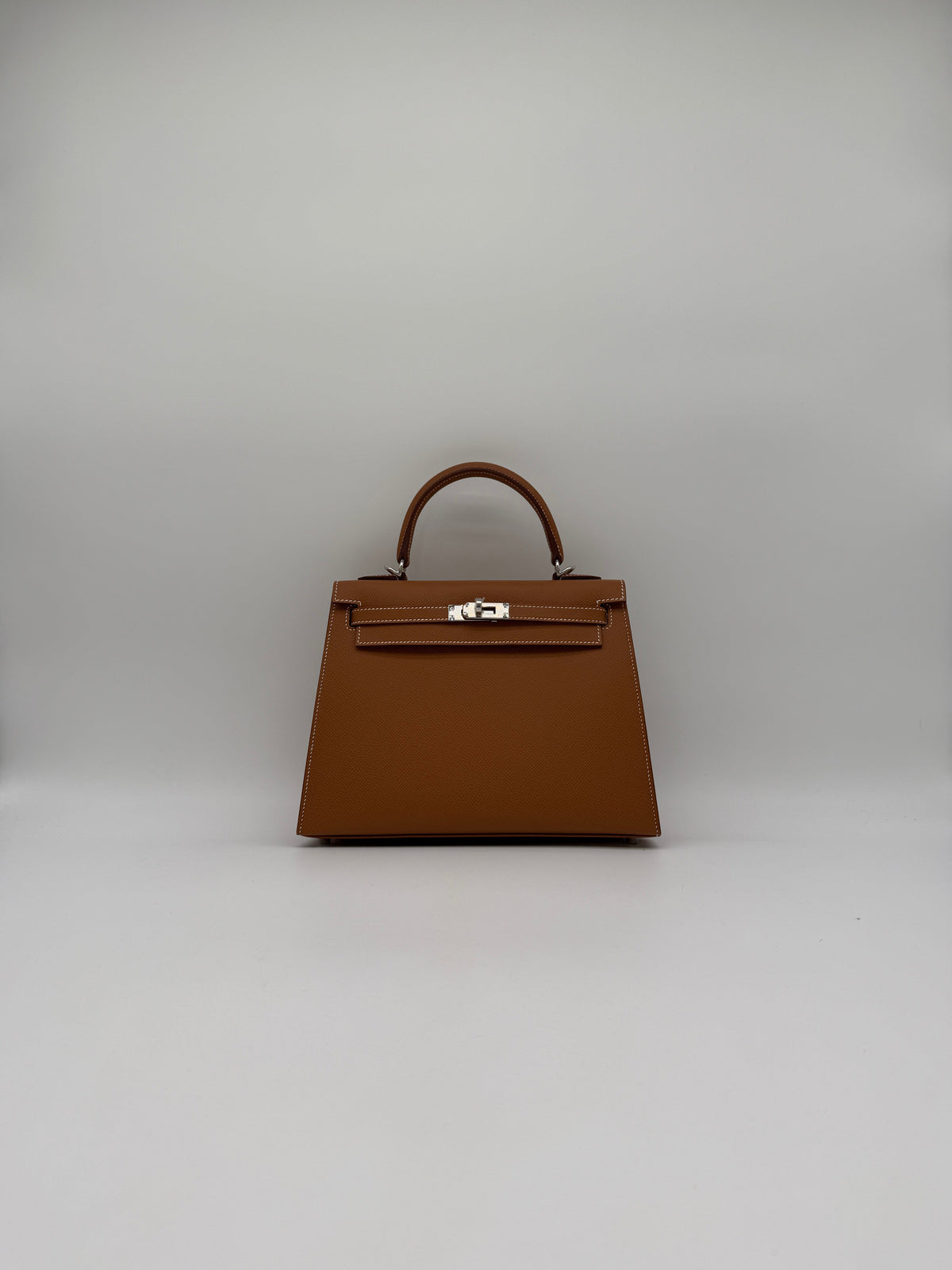 Hermès Kelly 25 Gold Epsom Palladium Hardware