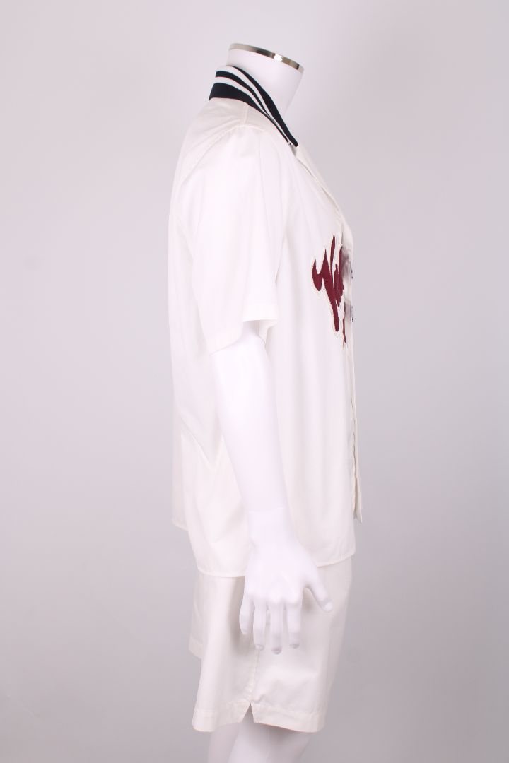 Valentino Varsity valentino set white/ Burgundy 48