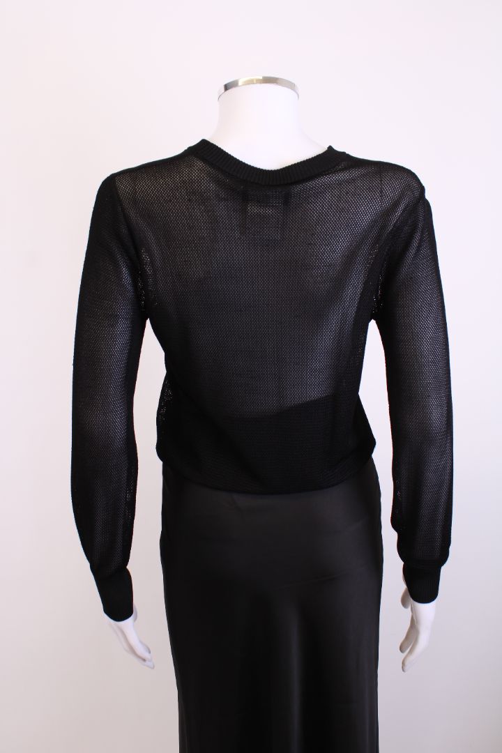 Chanel Mesh Knit Black 8