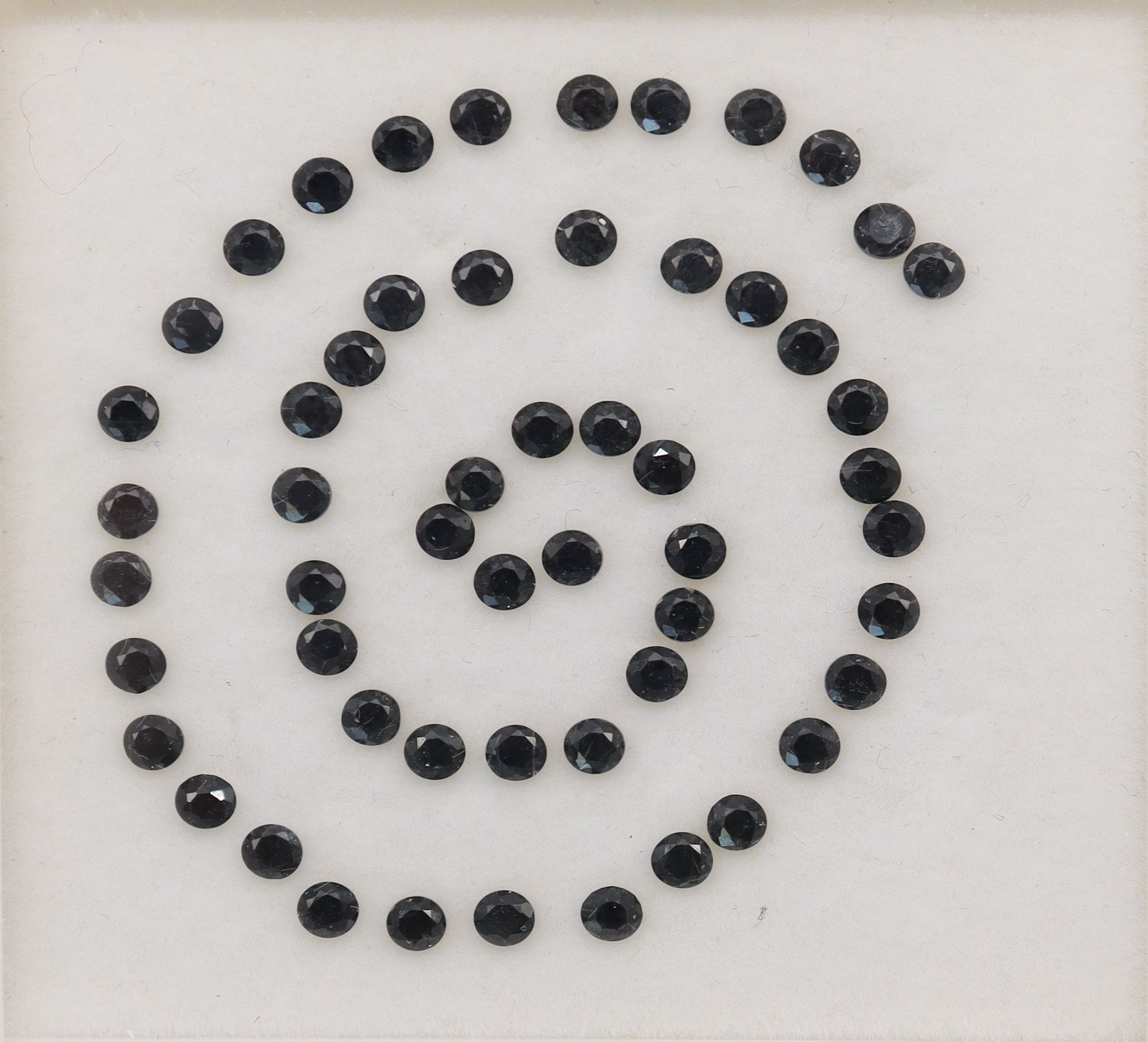 5.98ct Black Spinel DXBCS3301