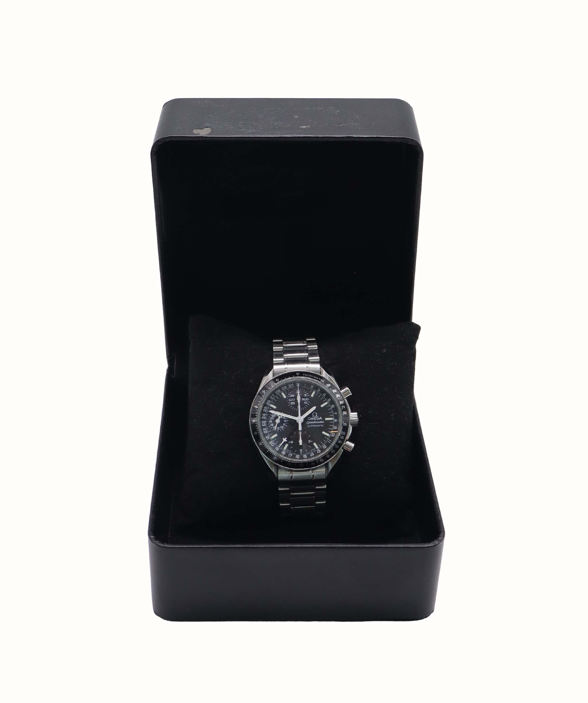 OMEGA Black Face 3520.5 Stainless Steel Watch DXBS6426