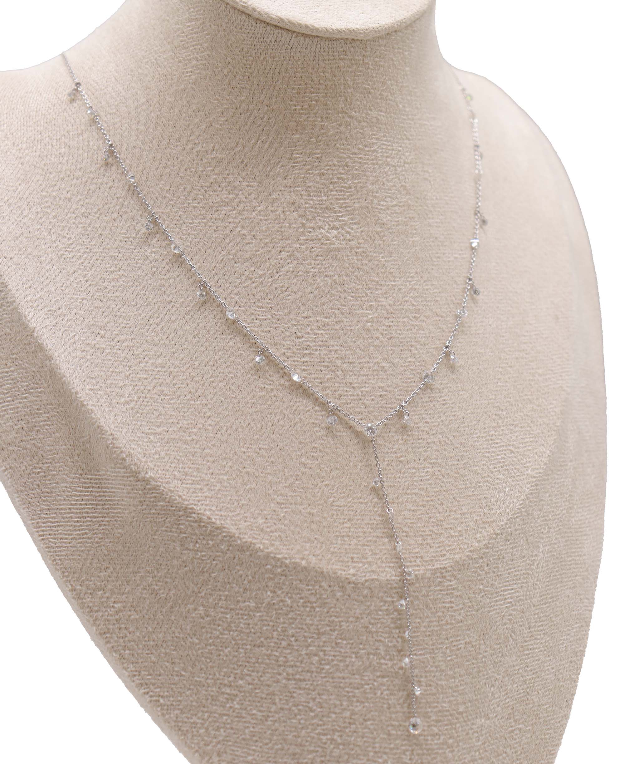 2.17ct WHITE FULLCUT 3DRILL