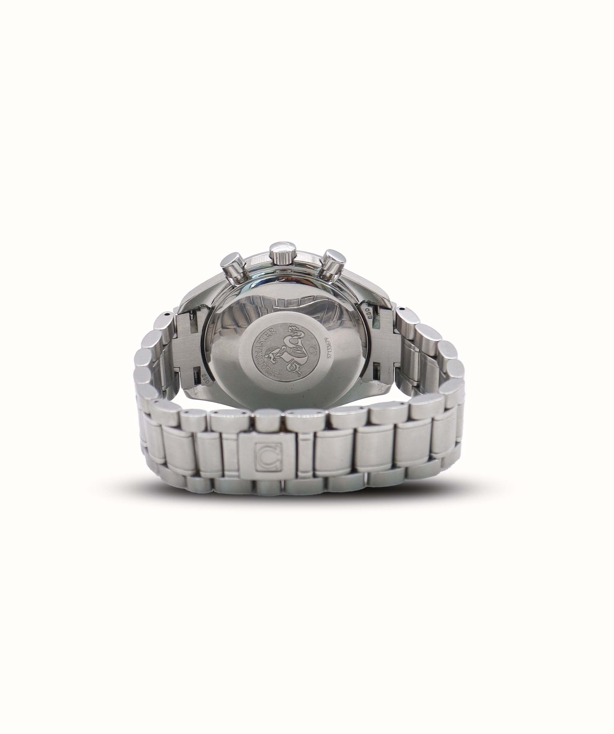OMEGA Black Face 3520.5 Stainless Steel Watch DXBS6426