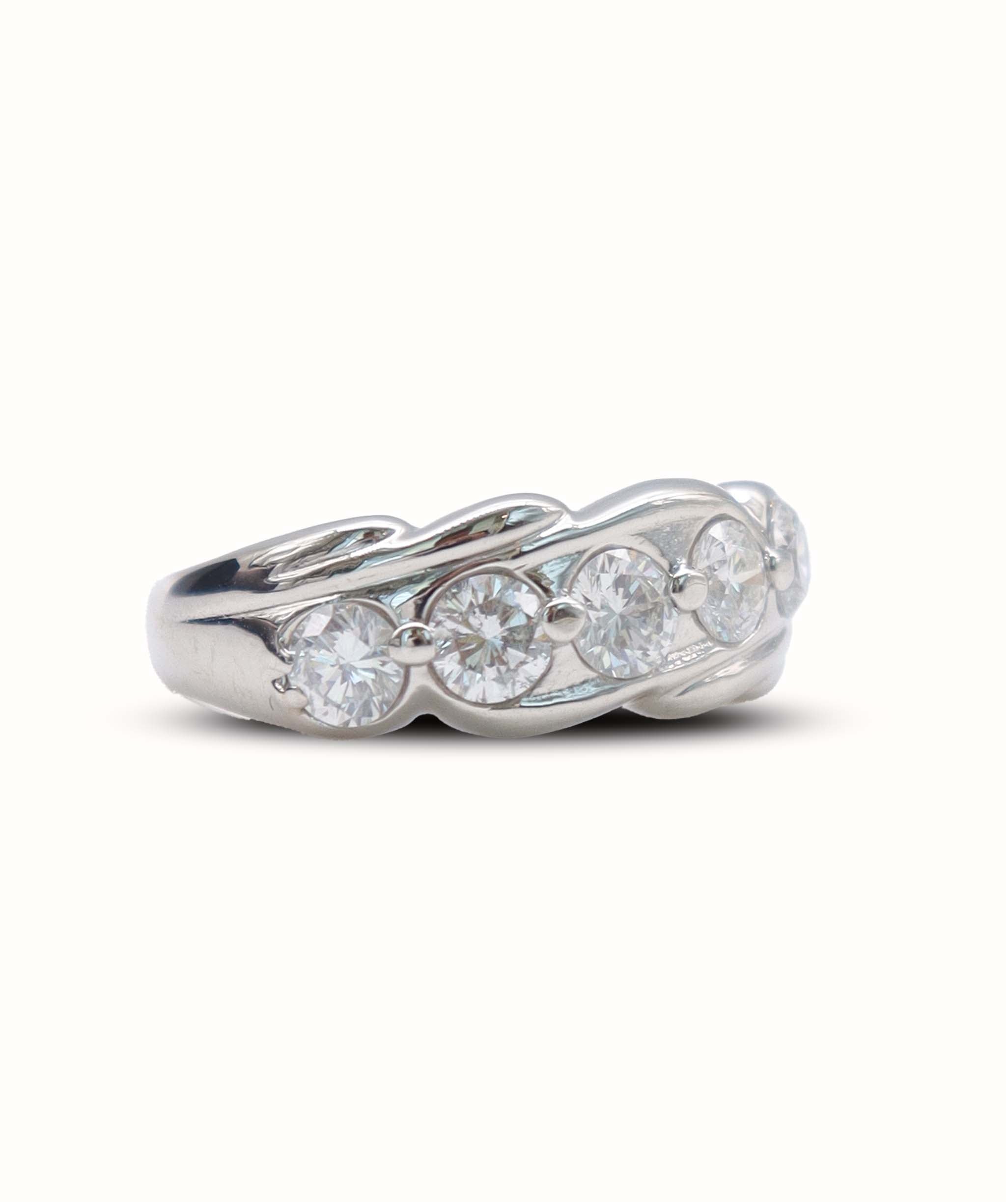 Pt900 diamond ring J0127UT9J6 DXBS6423