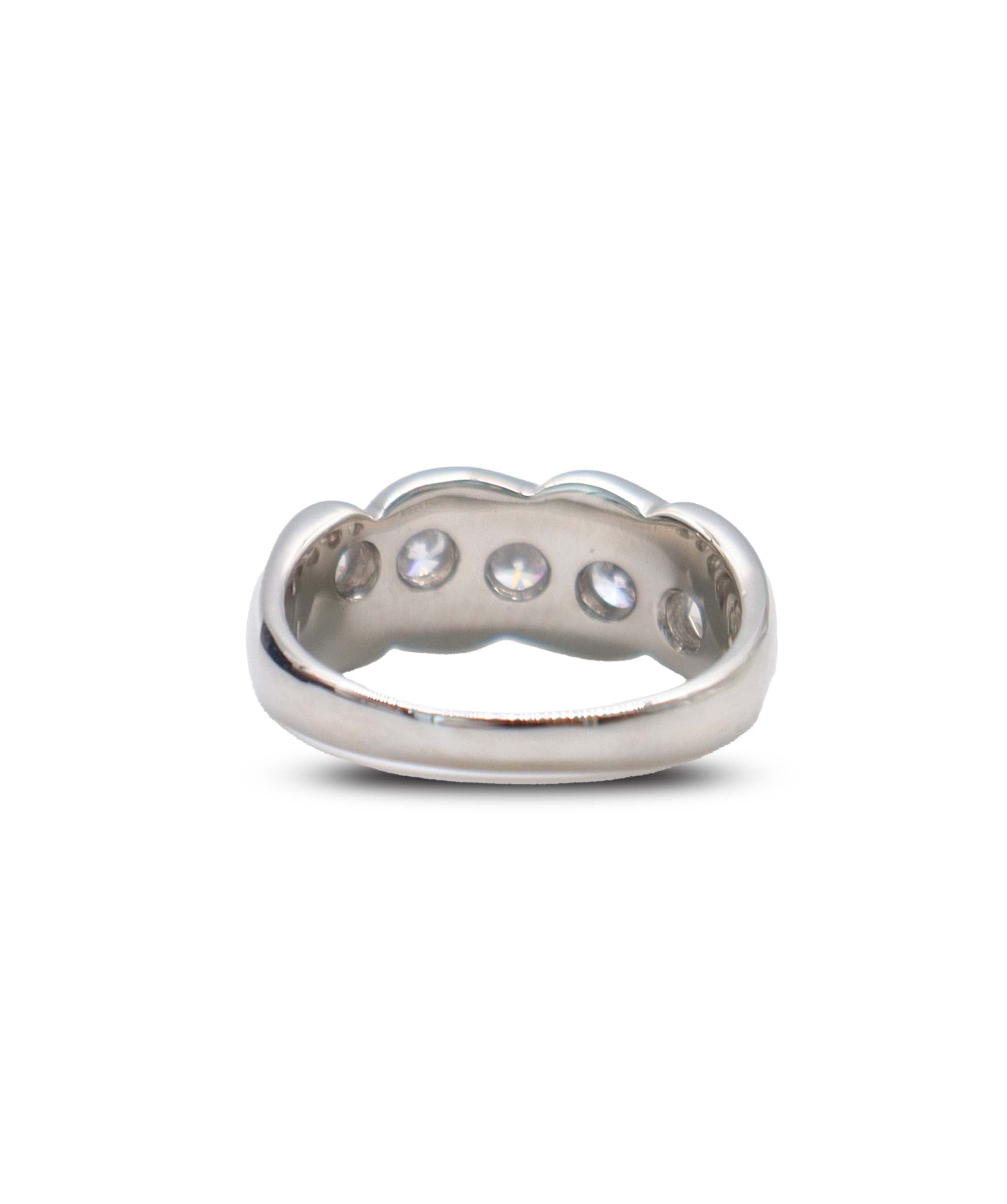 Pt900 diamond ring J0127UT9J6 DXBS6423