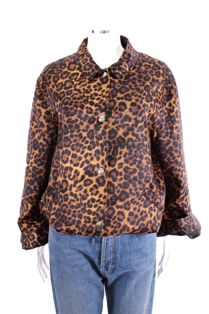 Alexander Wang Bomber Jacket Leopard Print M