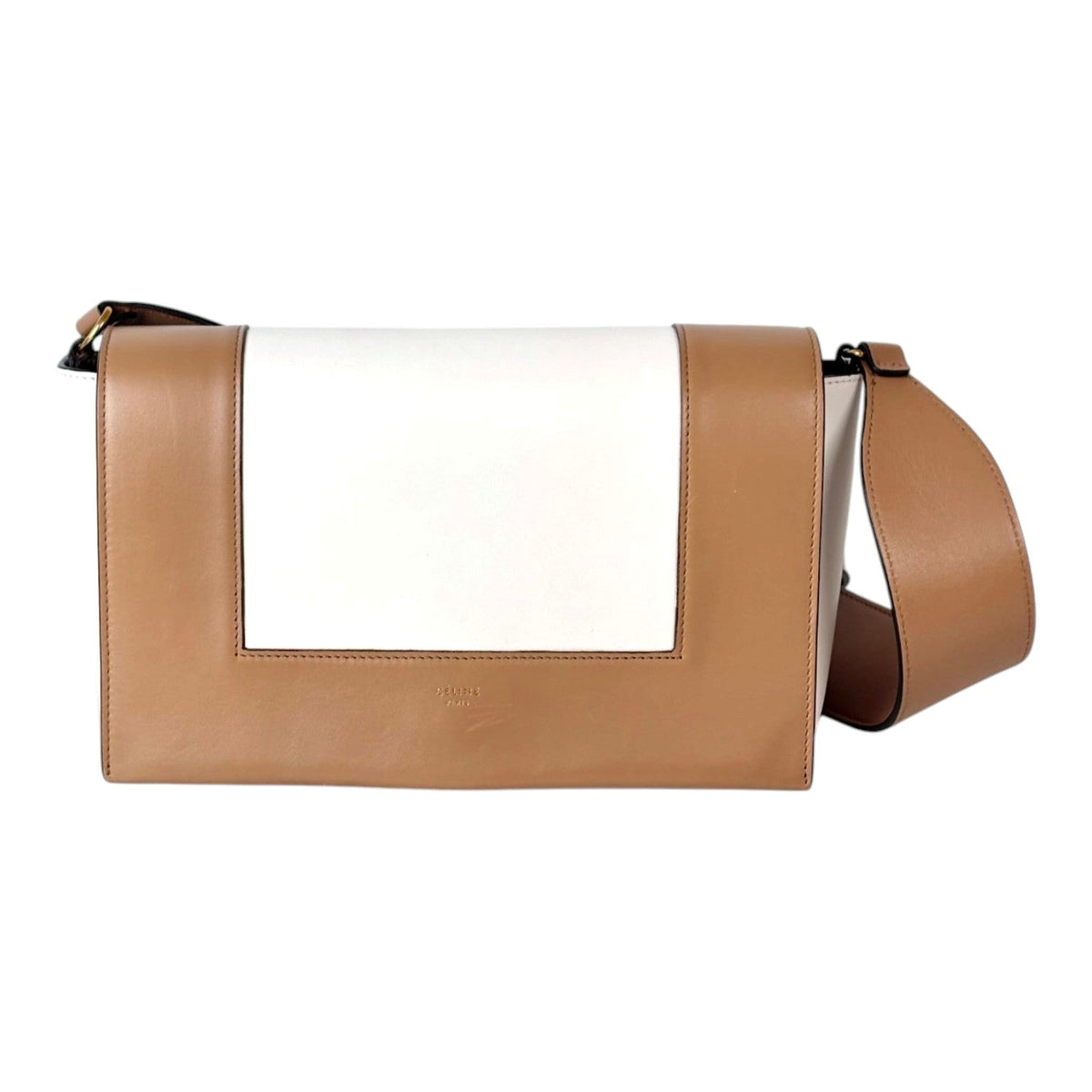 Celine 2 Tone Medium Frame Shoulder Bag