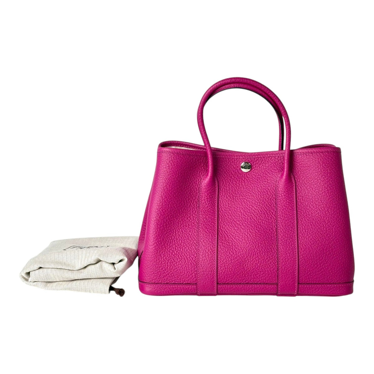 Hermes Garden Party 30cm in Rose Purple Clemence