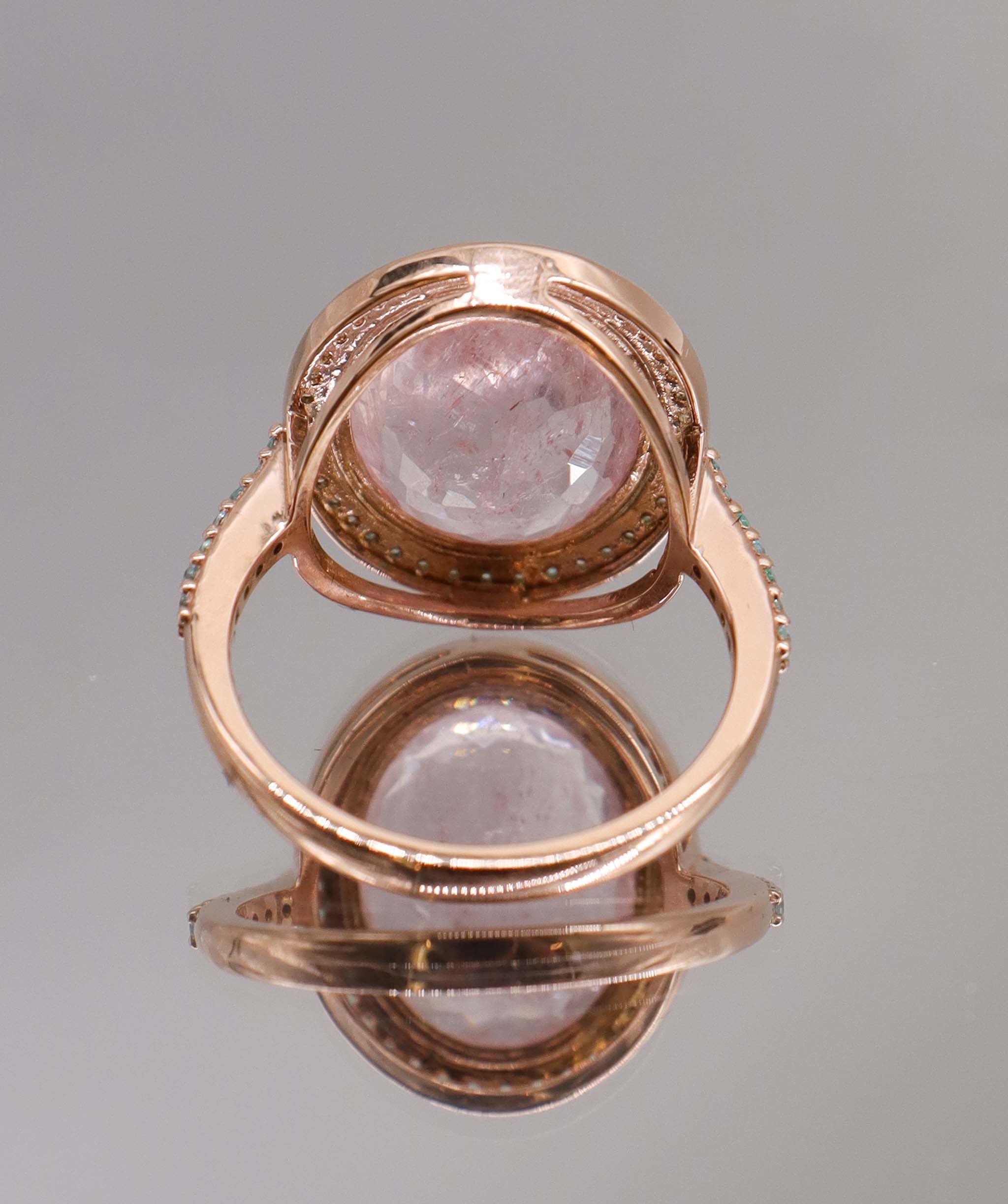 5.28ct Paraiba Ring Halo RG DXBS5669