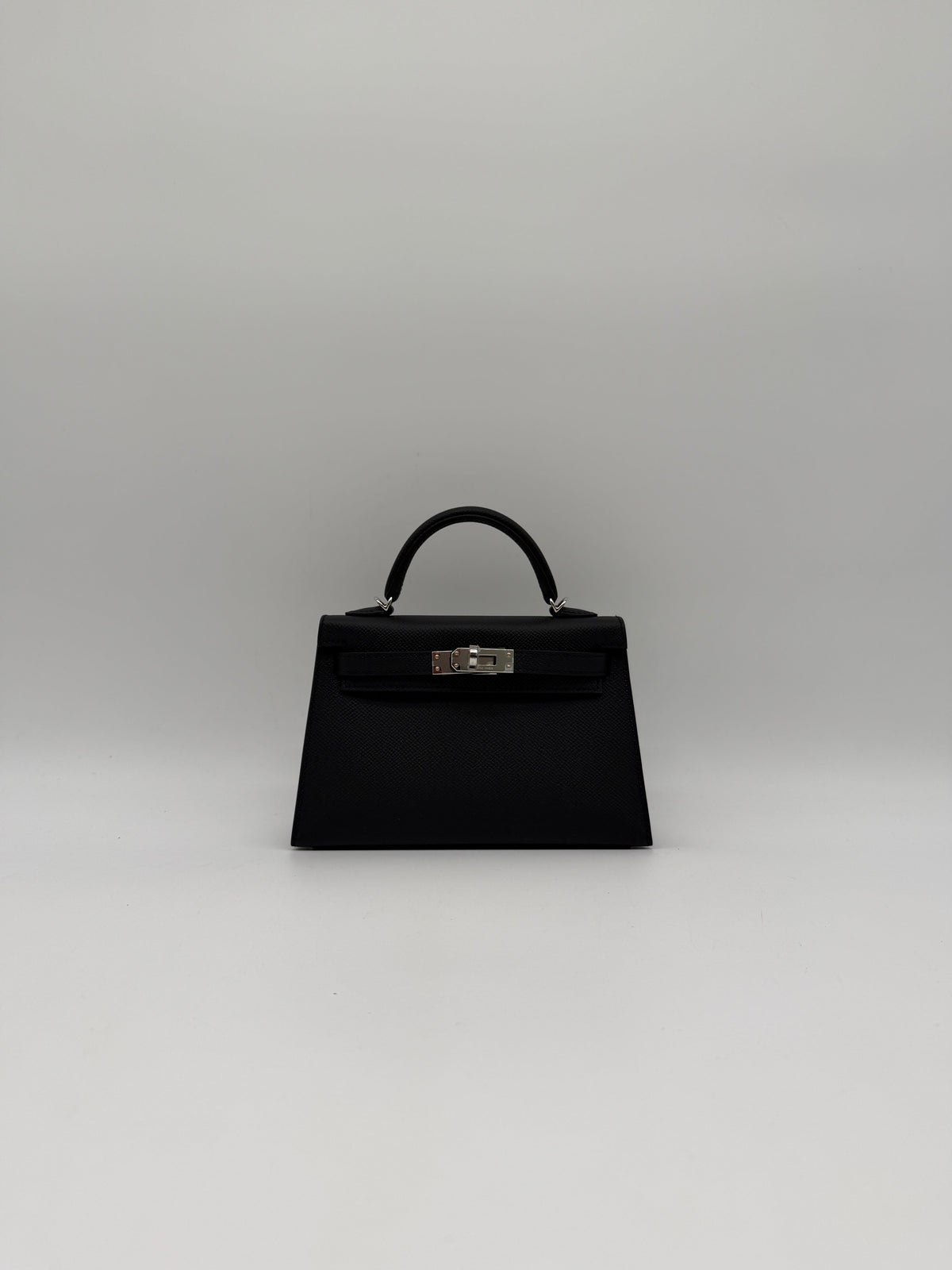 Hermès Mini Kelly HSS Verso Black/ Bordeaux Epsom Palladium Hardware
