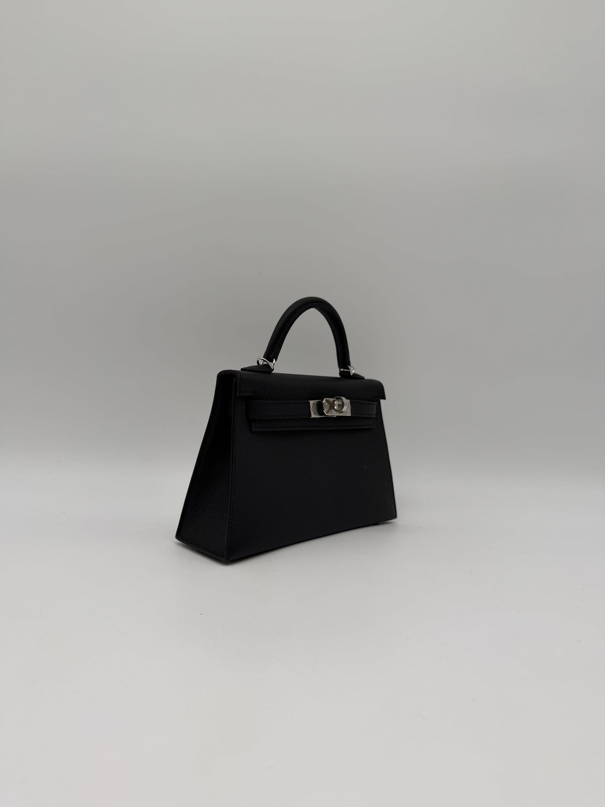 Hermès Mini Kelly HSS Verso Black/ Bordeaux Epsom Palladium Hardware