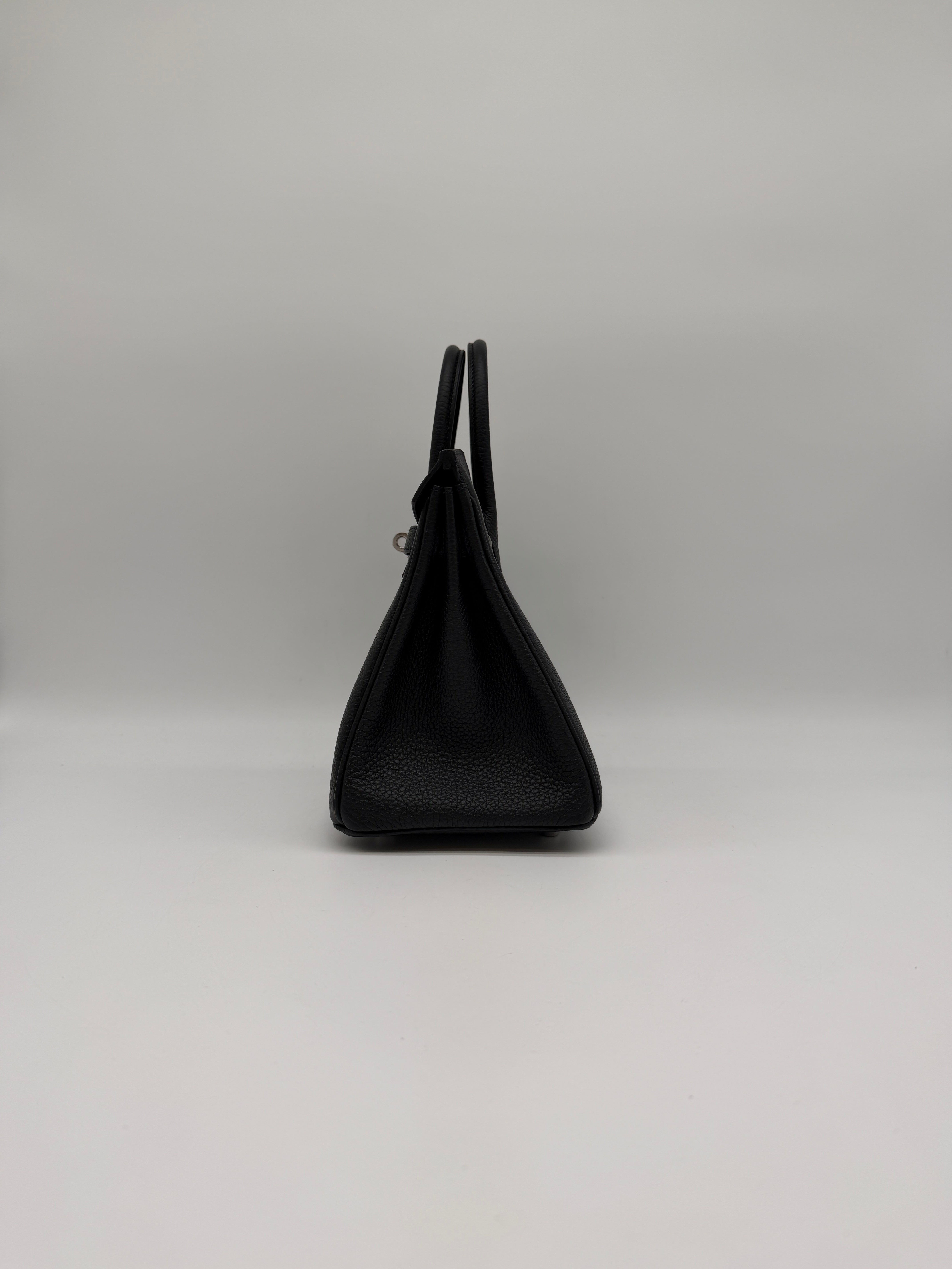 Hermès Birkin 25 Black Togo Palladium Hardware