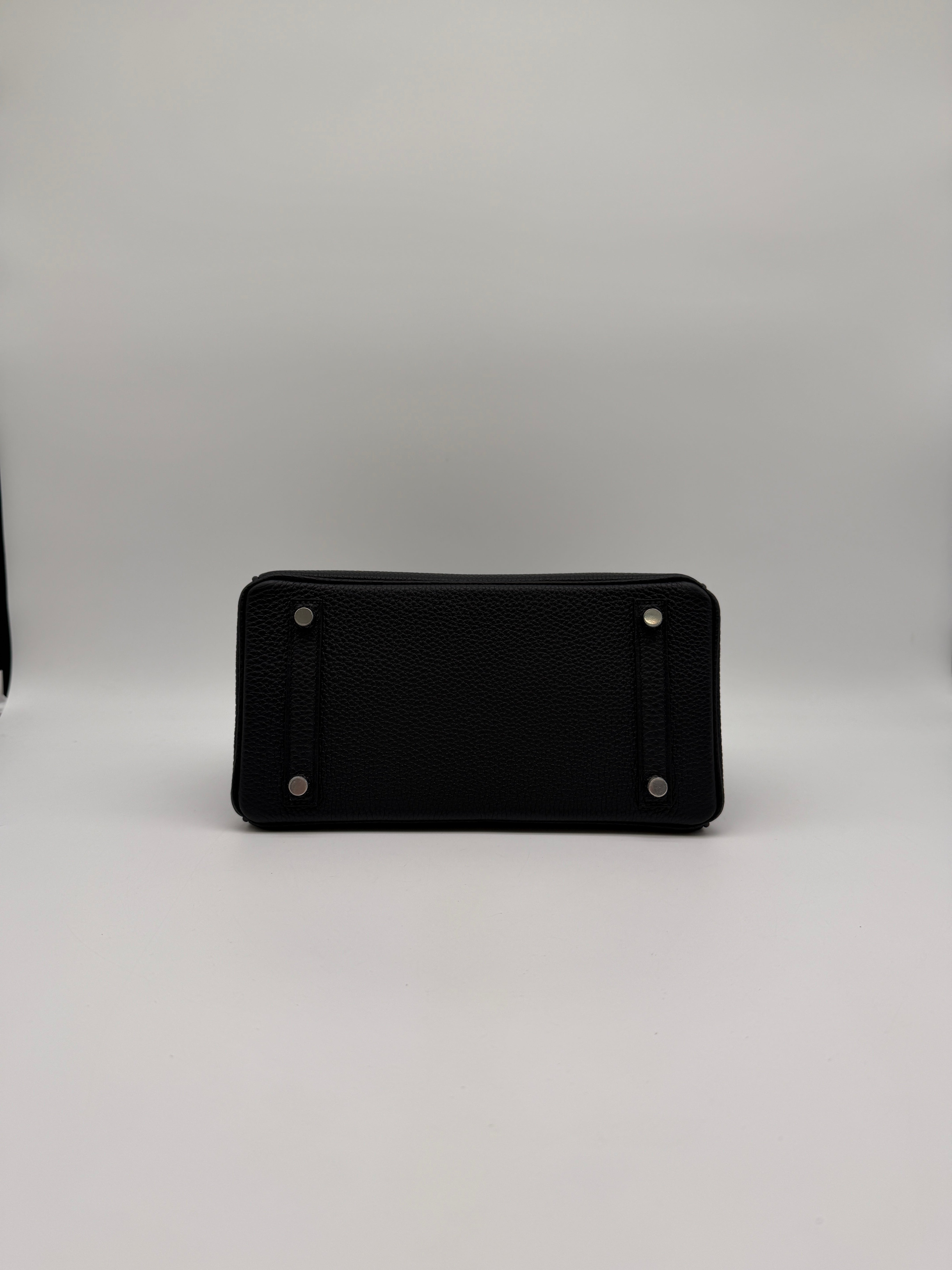 Hermès Birkin 25 Black Togo Palladium Hardware