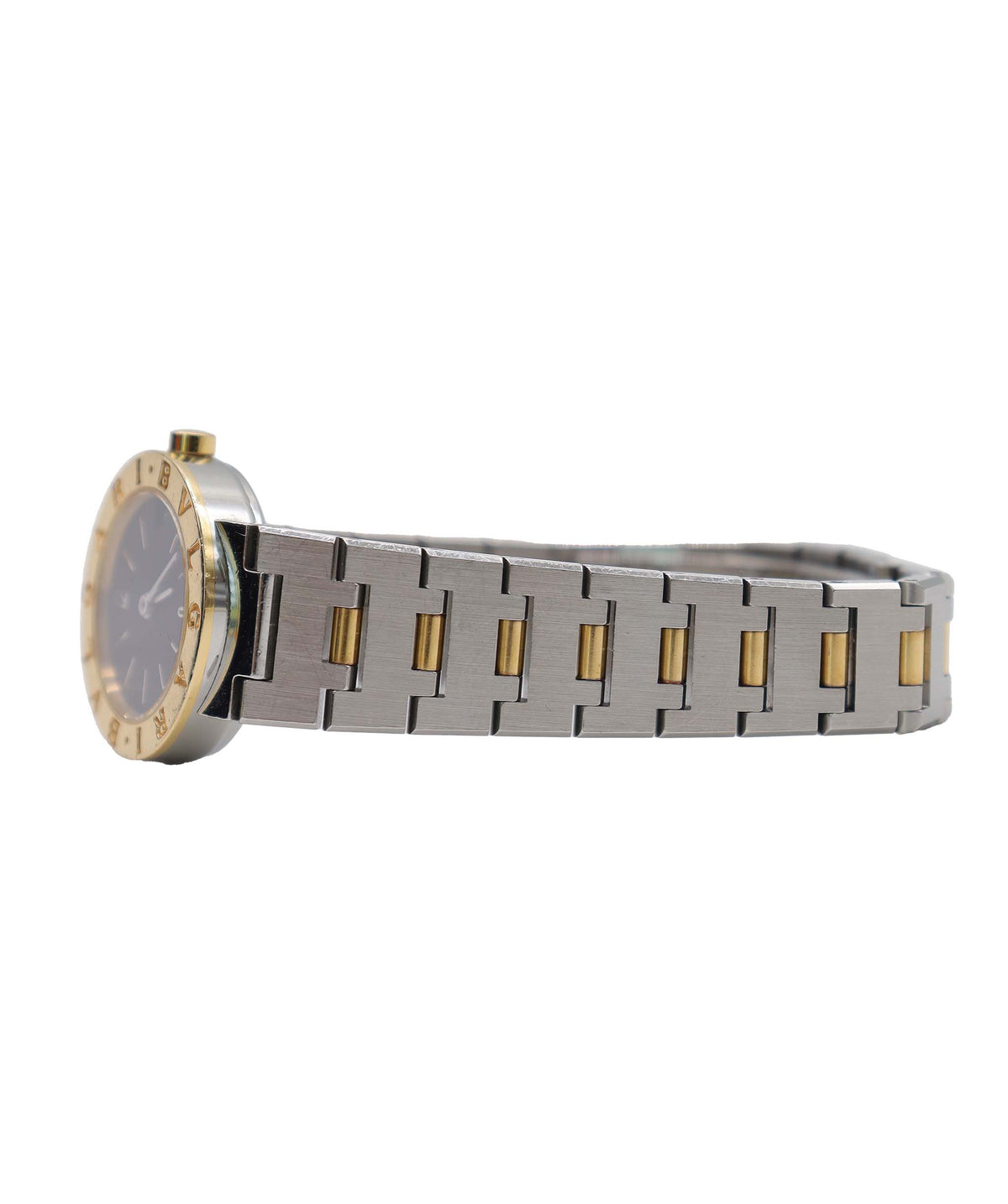 BVLGARI Bulgari Bulgari Combination BB23SGD Vintage Ladies Watch Date Black YG Yellow Gold Quartz Watch BVLGARI BVLGARI DXBS6592