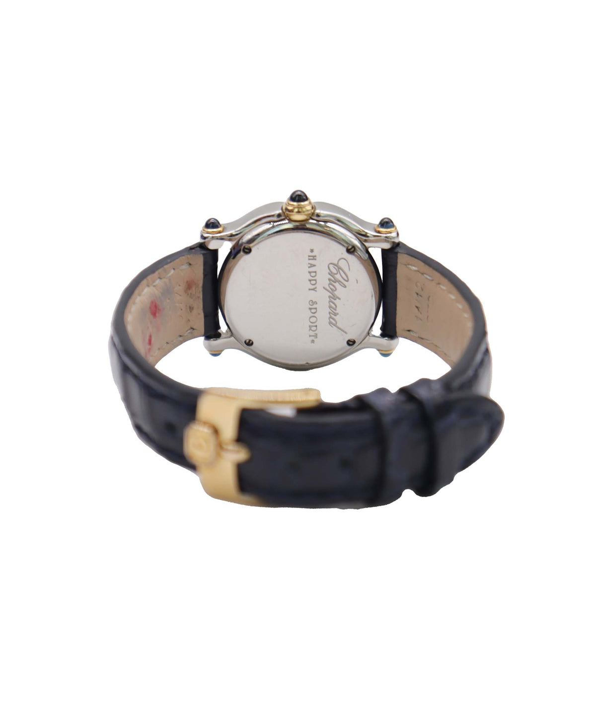 Chopard Happy Sports Combi 27 8246 23 Women's Watch 5P Diamond Black YG Yellow Gold Quartz Happy Sports Chopard DXBS6588