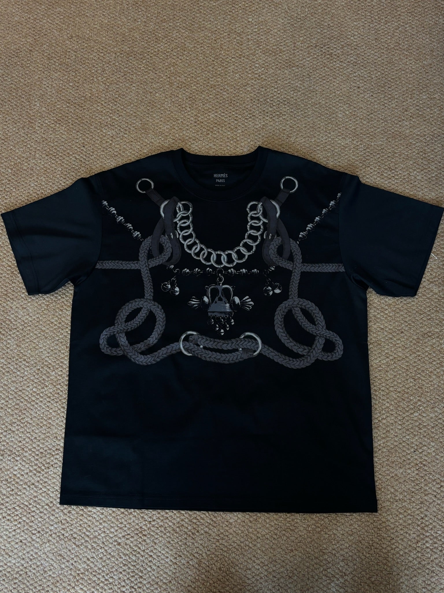Size 40 - Hermès "Palefroi Remix" maxi t-shirt