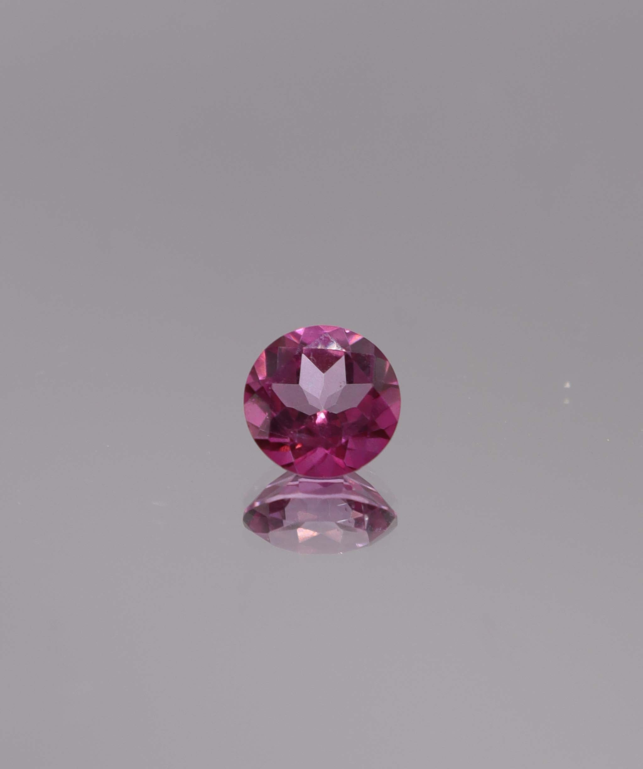 2.09ct Round Cut Pink Topaz DXBS6148