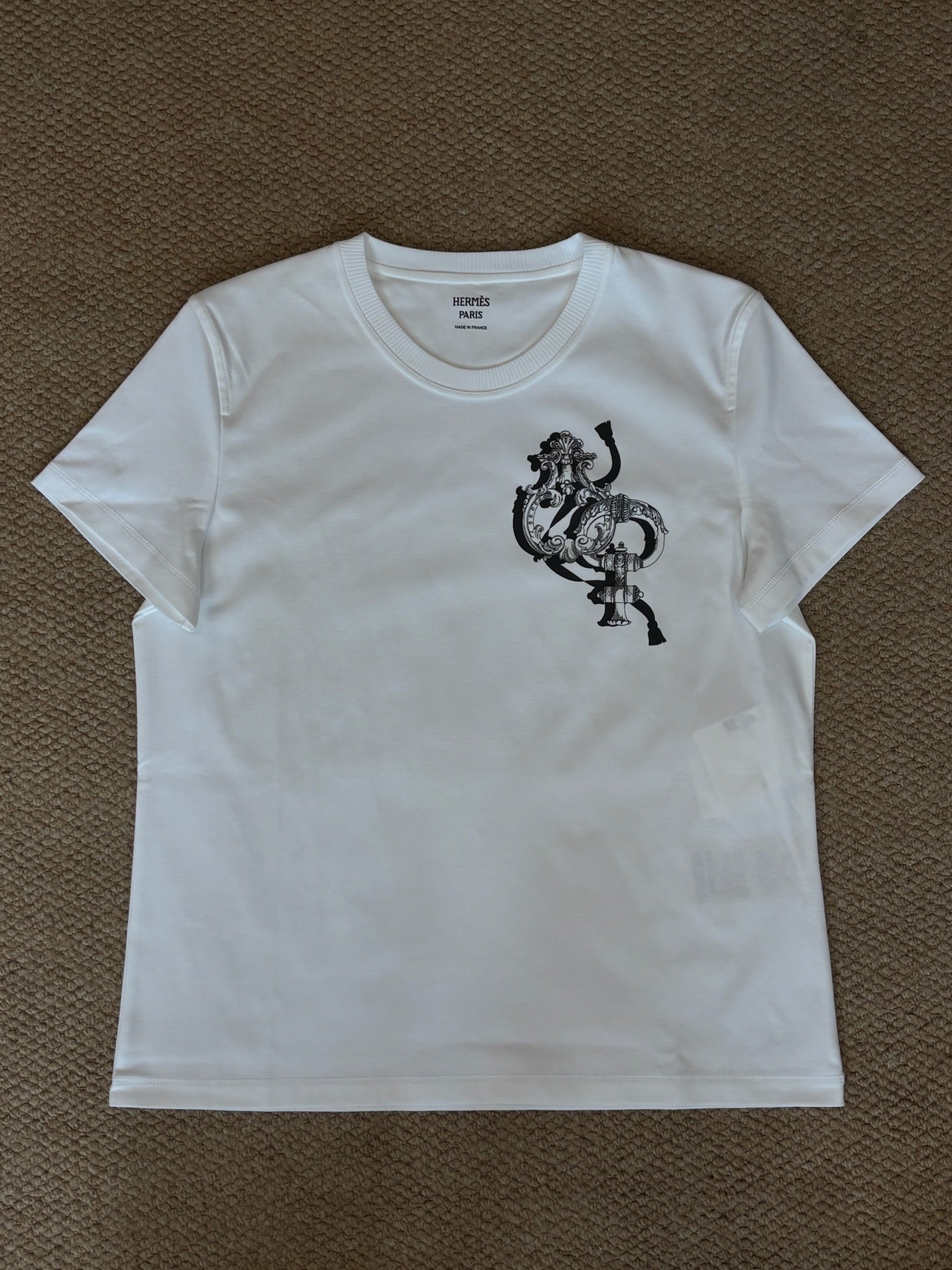 FR40 - Hermes Ferronnerie Printed straight t-shirt