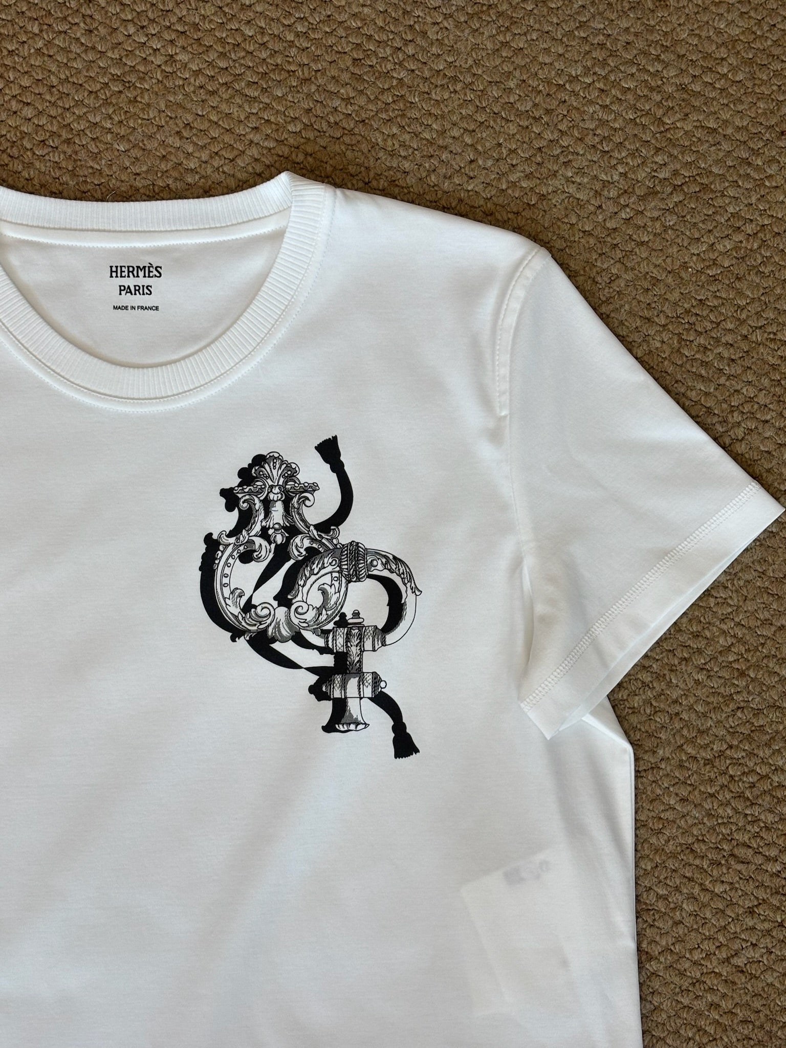 FR40 - Hermes Ferronnerie Printed straight t-shirt