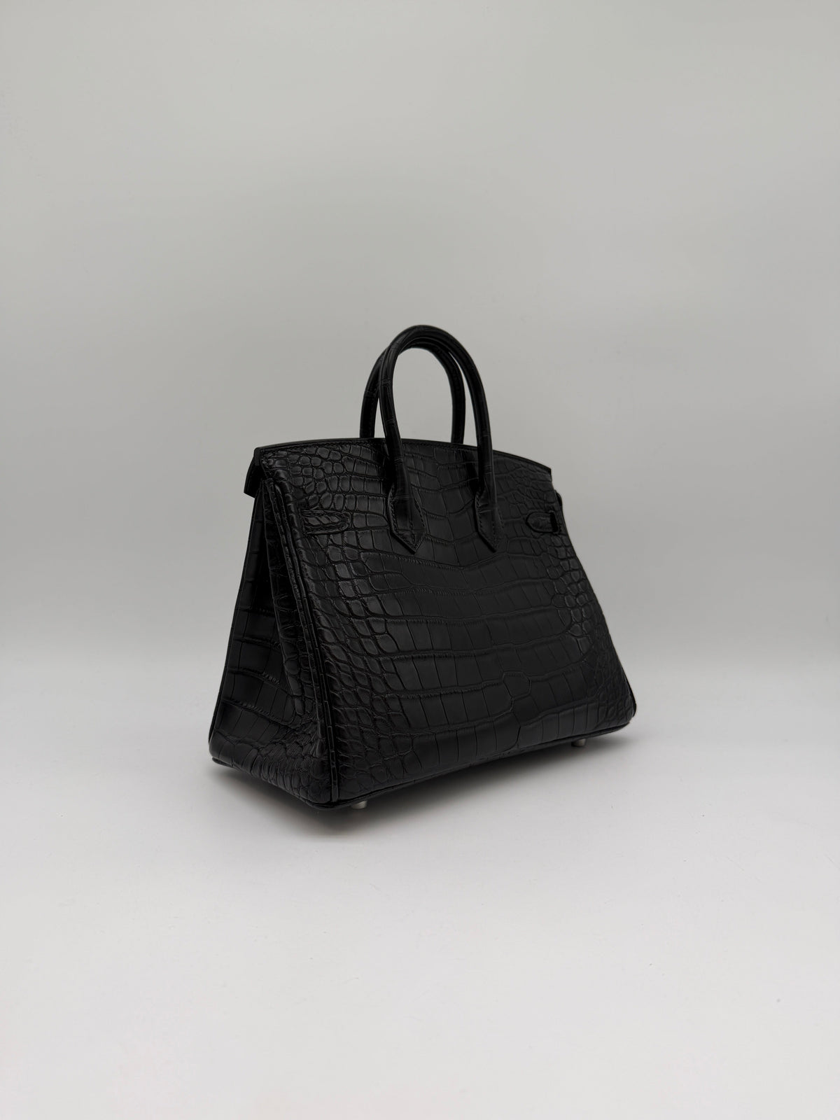 Hermès Birkin 25 Black Matte Palladium Hardware
