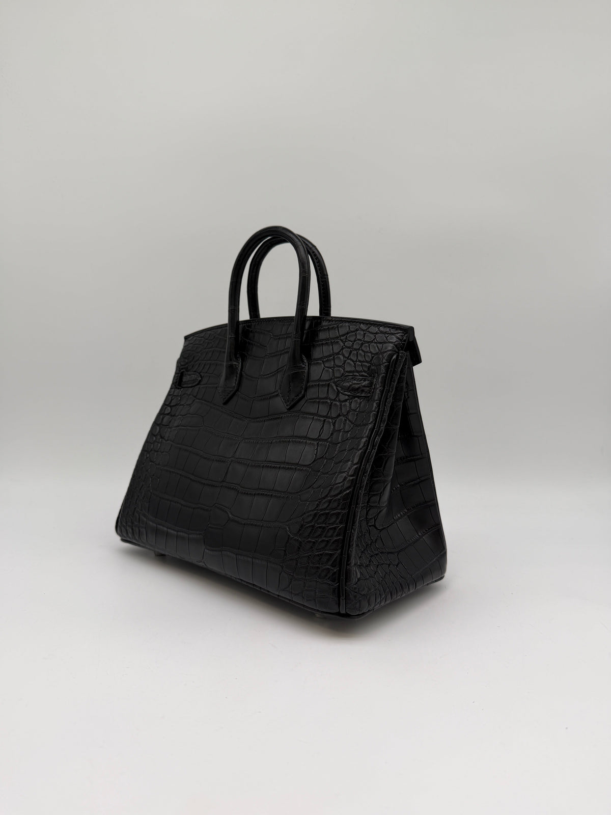 Hermès Birkin 25 Black Matte Palladium Hardware