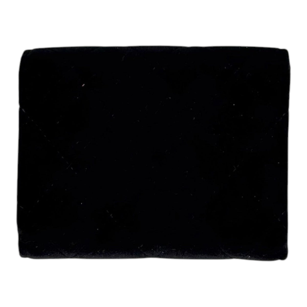 Chanel Wallet Velvet Black in box