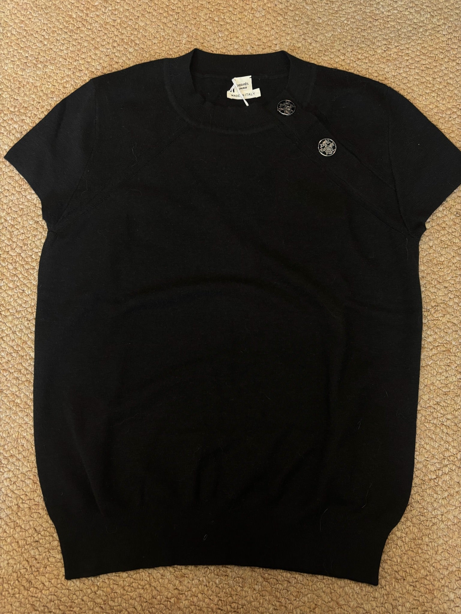 Size 36 - Hermes Ex-Libris Short-sleeve sweater