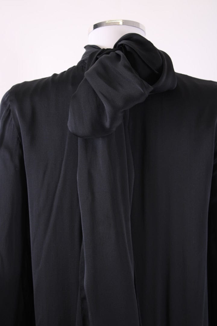 Mulberry L/S Pussy Bow Dress Black 10