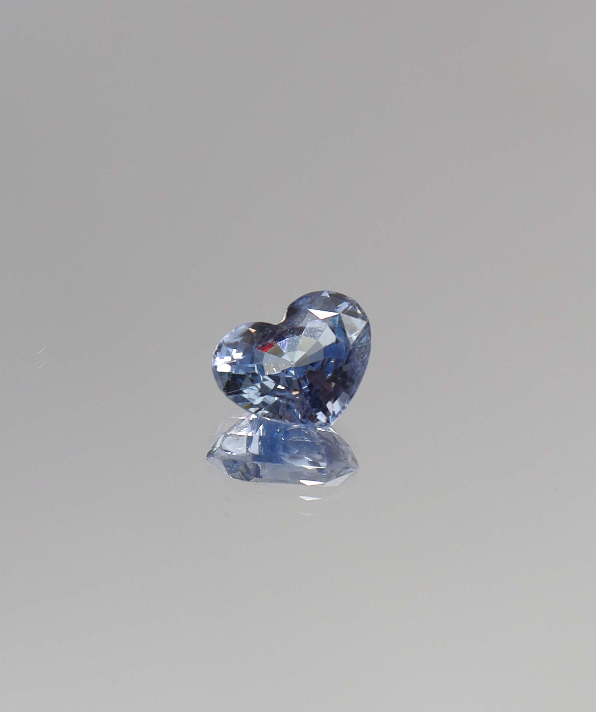 3.25ct Blue Sapphire Heart DXBCS2656