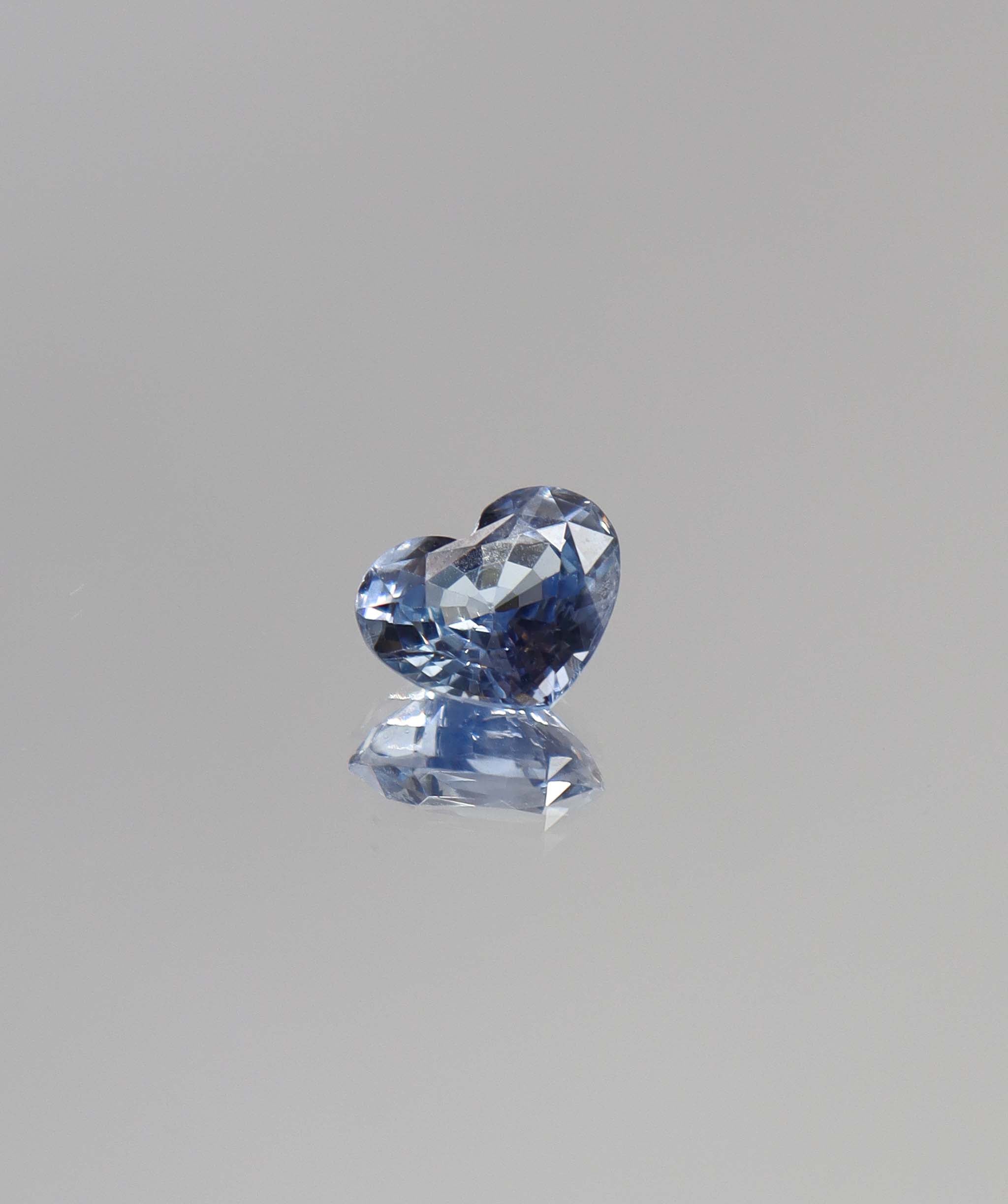 3.25ct Blue Sapphire Heart DXBCS2656