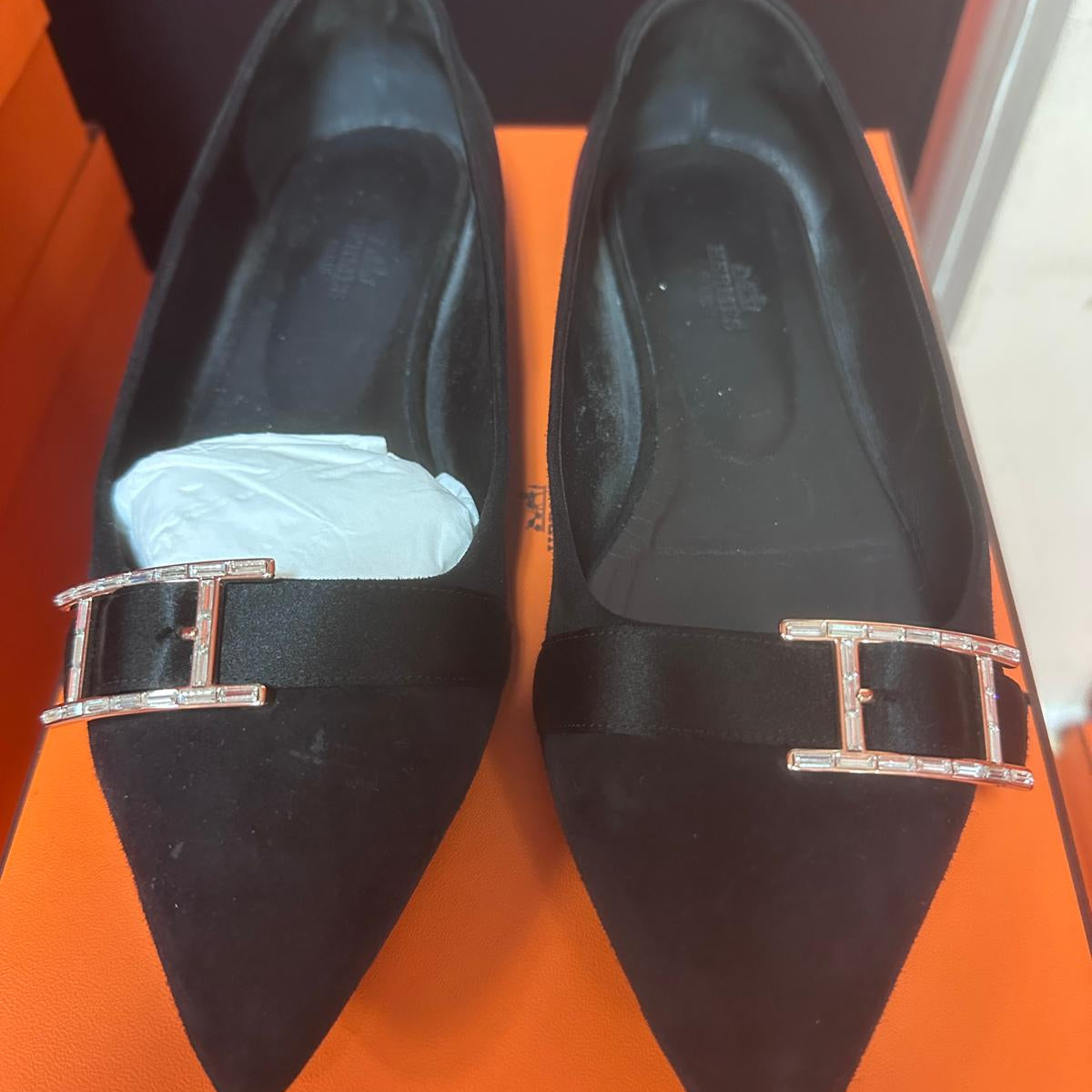 81A. Ballerines Douce Black - Size 37