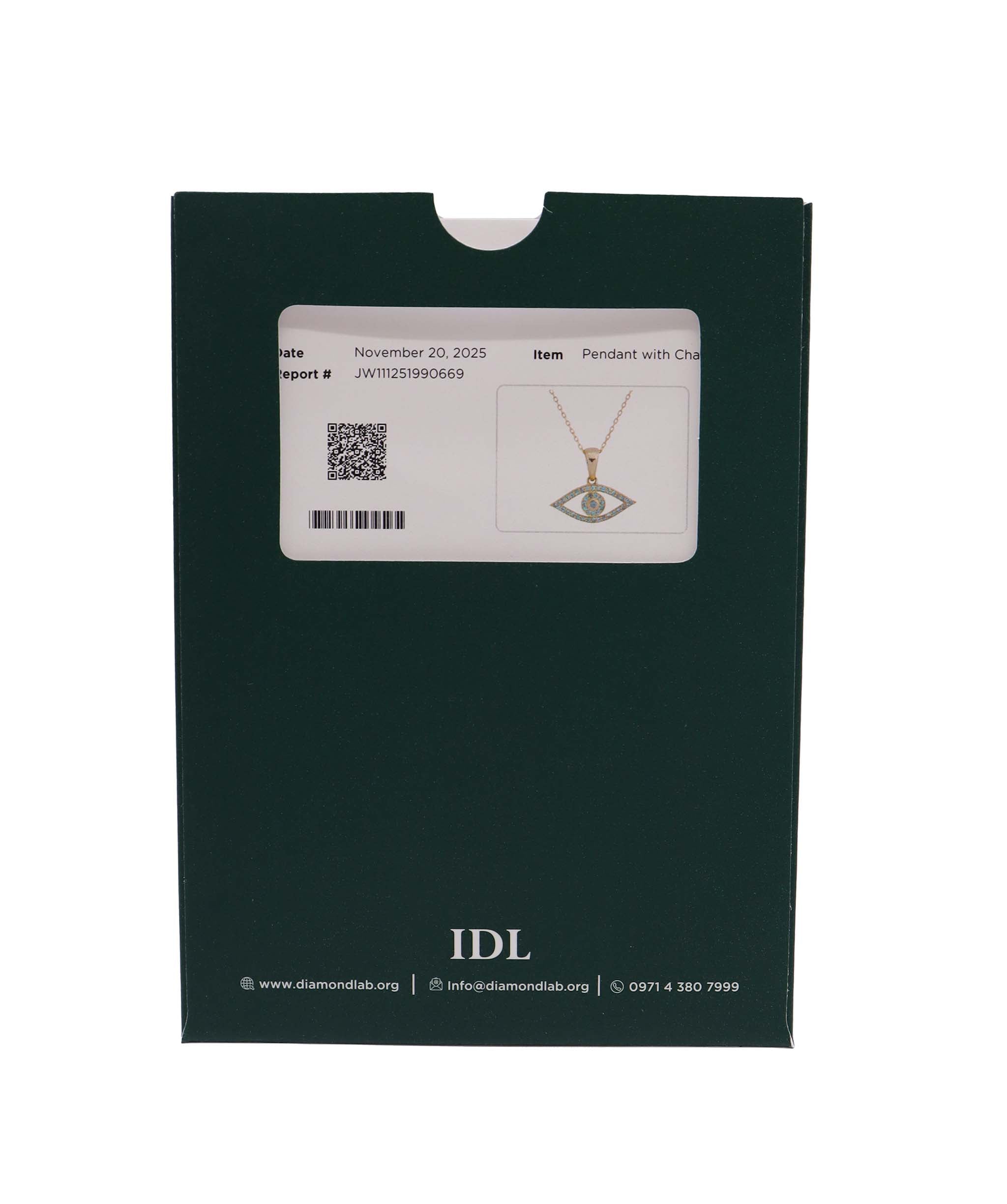 Brazilian Paraiba Eye Necklace DXBS5671