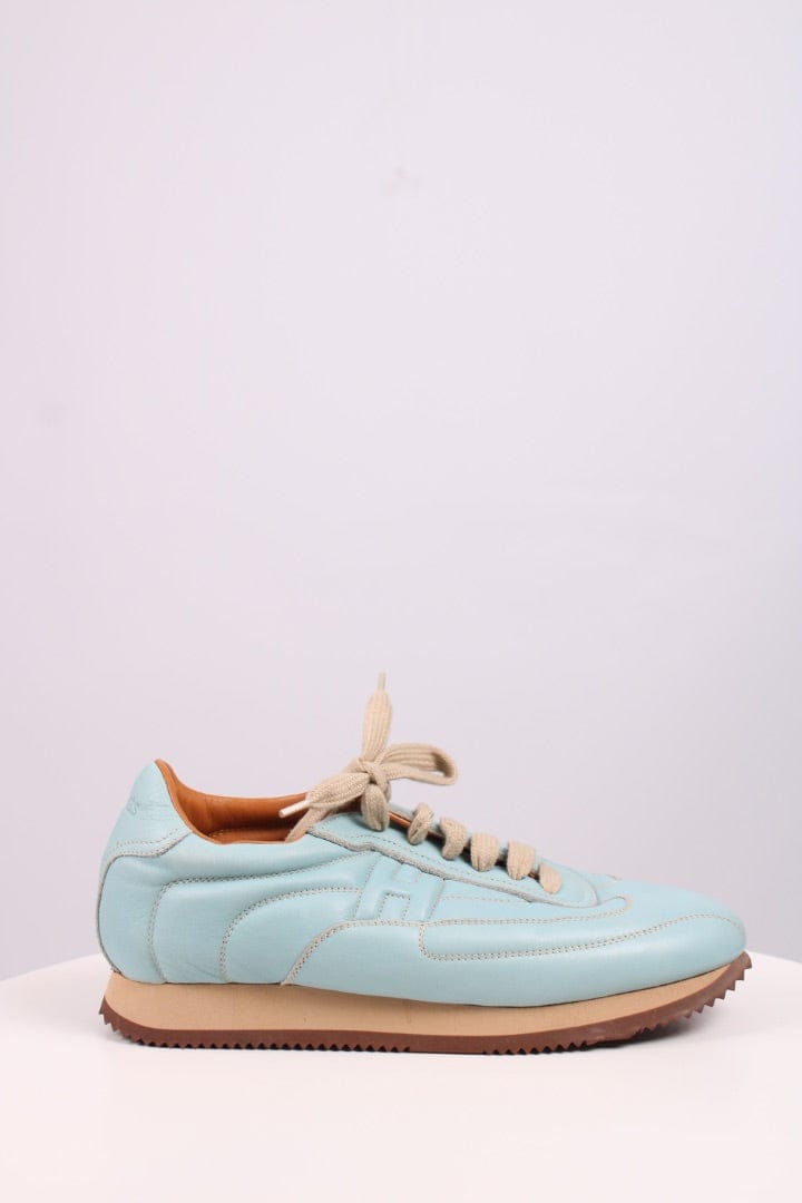 Hermes Calfskin Quick sneakers Light Blue 39