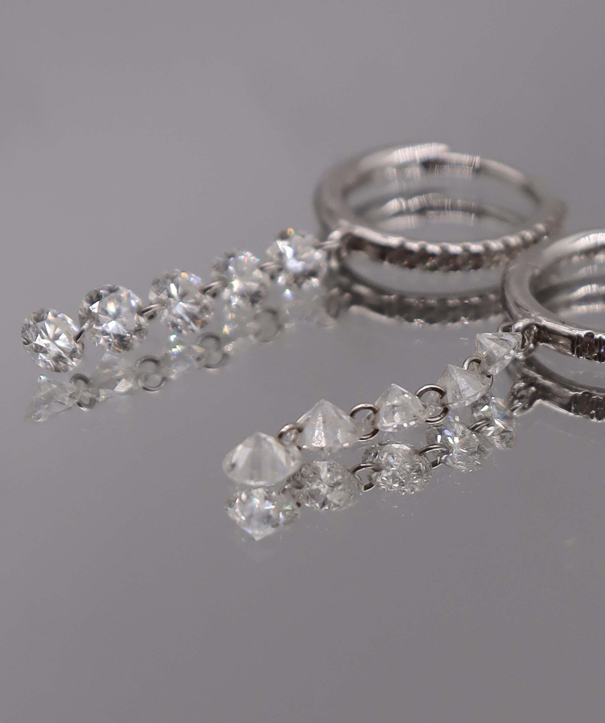 18K GOLD & 1ct Diamond Earring DXBS5662