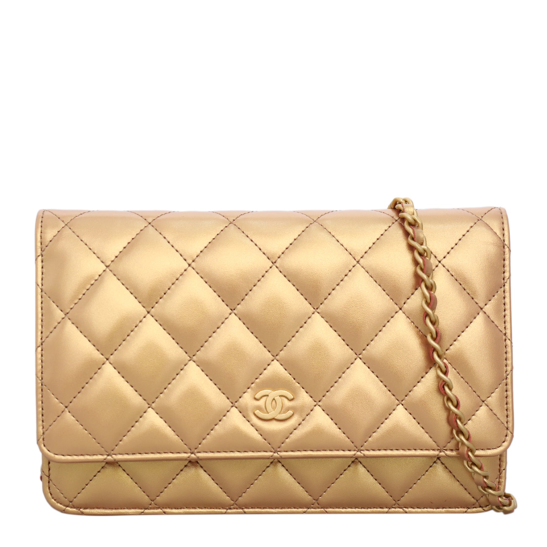 Chanel Iridescent Classic Wallet On Chain CHA11271B
