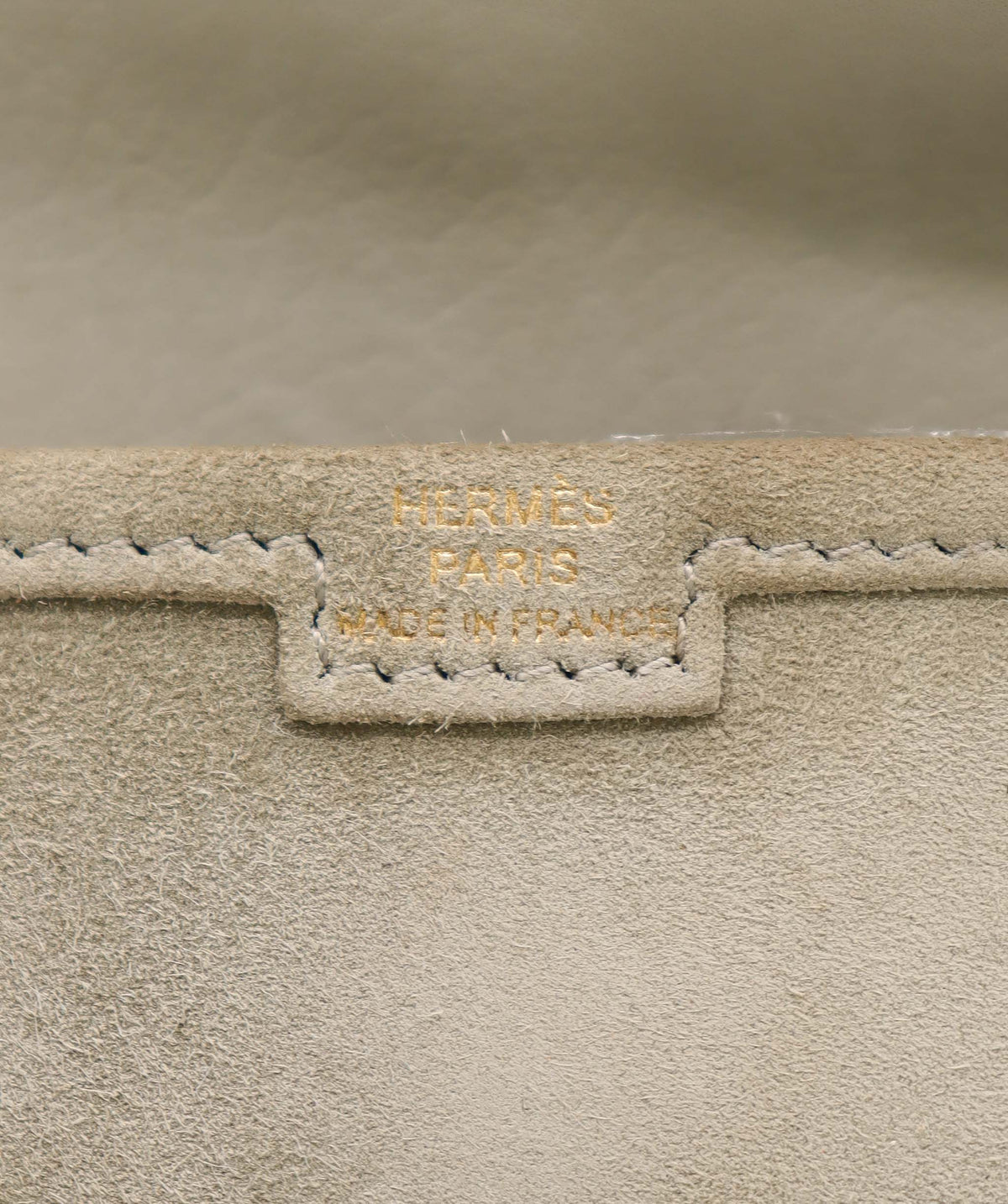 Hermès Jige Mini Doblis Suede Poussière DXBS6580
